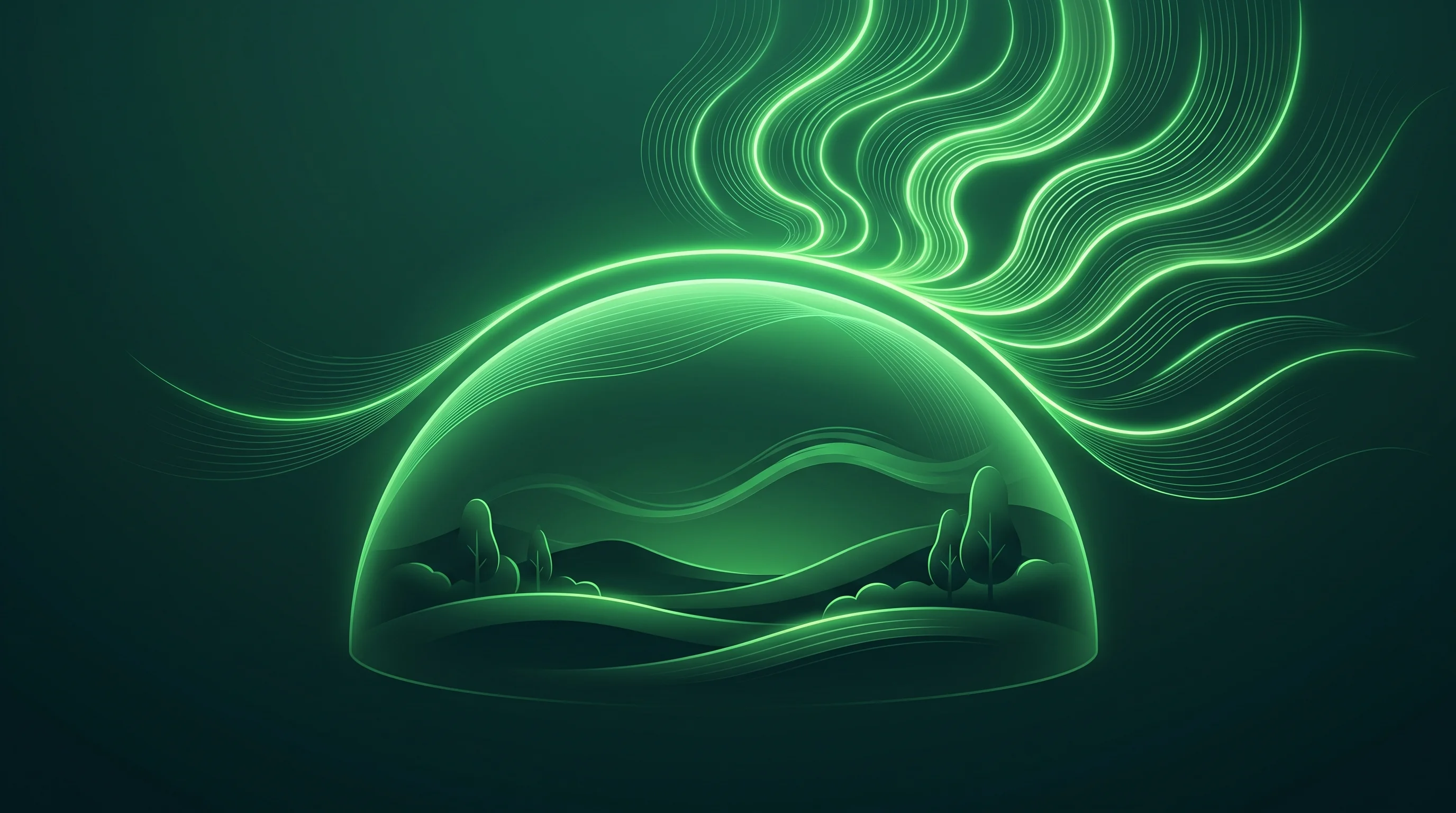 Digital illustration for article section "Heat Waves and Missing Details" in "Bessemer Backs InRisk Labs' AI-Powered Reinsurance Platform" - A conceptual, minimalist illustration representing parametric insurance protection against extreme h...