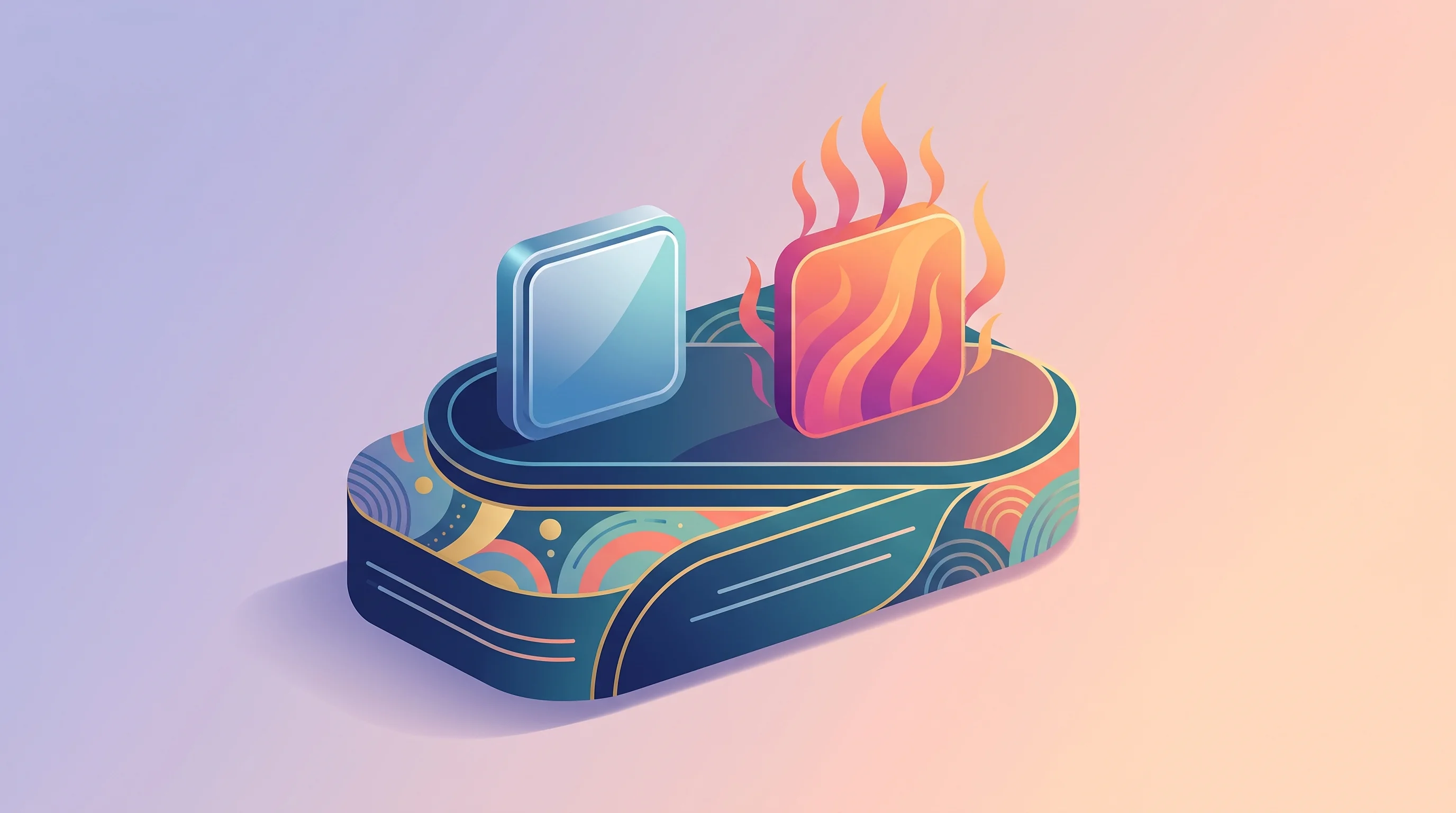 Digital illustration for article section "Content Section 4" in "YC-Backed Baud Labs Claims Chip Breakthrough for AI Training" - A conceptual, minimalist composition illustrating the transition from theoretical hardware emulation...