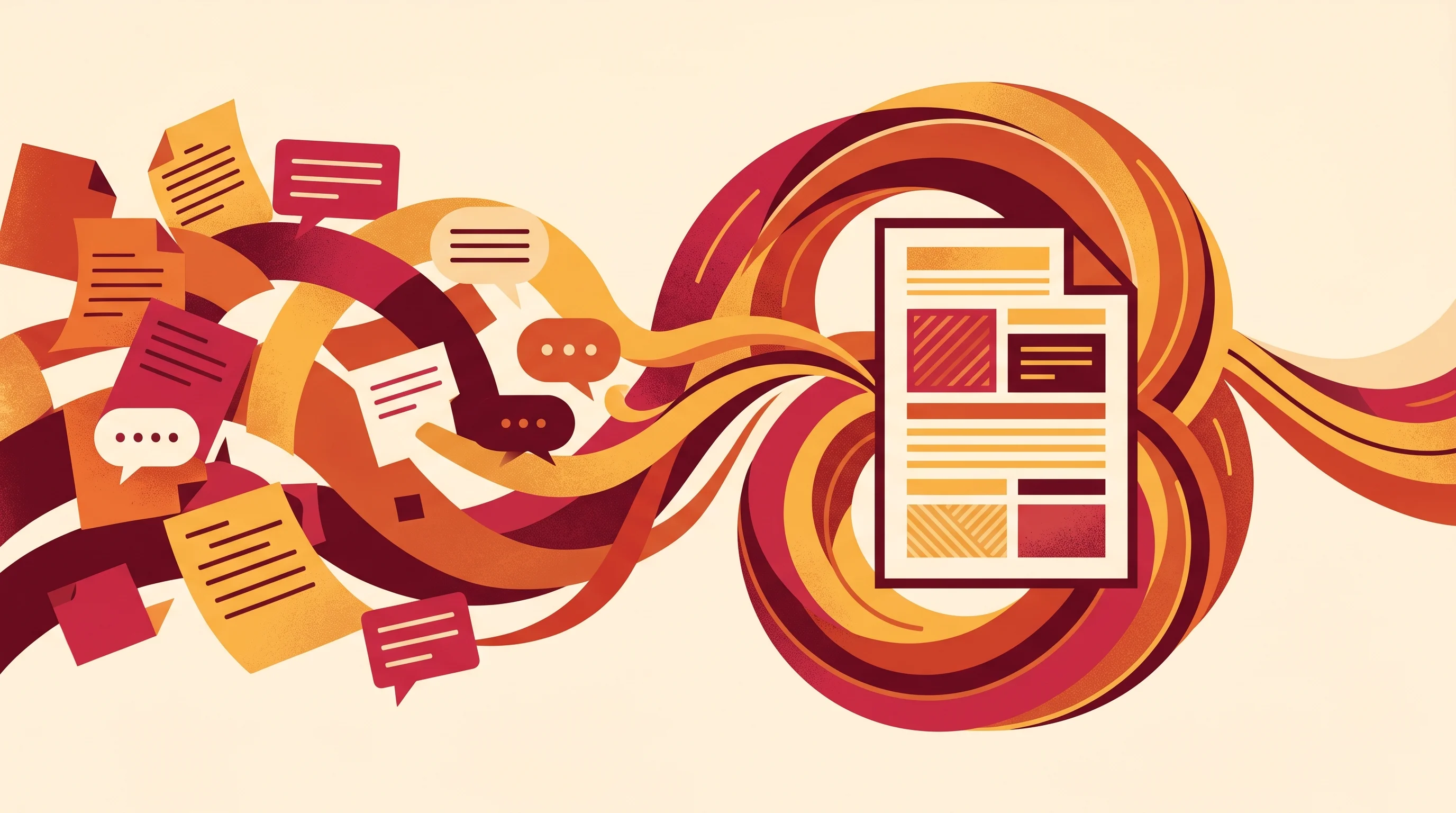 Digital illustration for article section "A Genuine Shift, or Just Another Experiment?" in "Zed's DeltaDB Rethinks Version Control for the AI Agent Era" - A conceptual, minimalist illustration capturing the transition from messy, conversational workflow i...