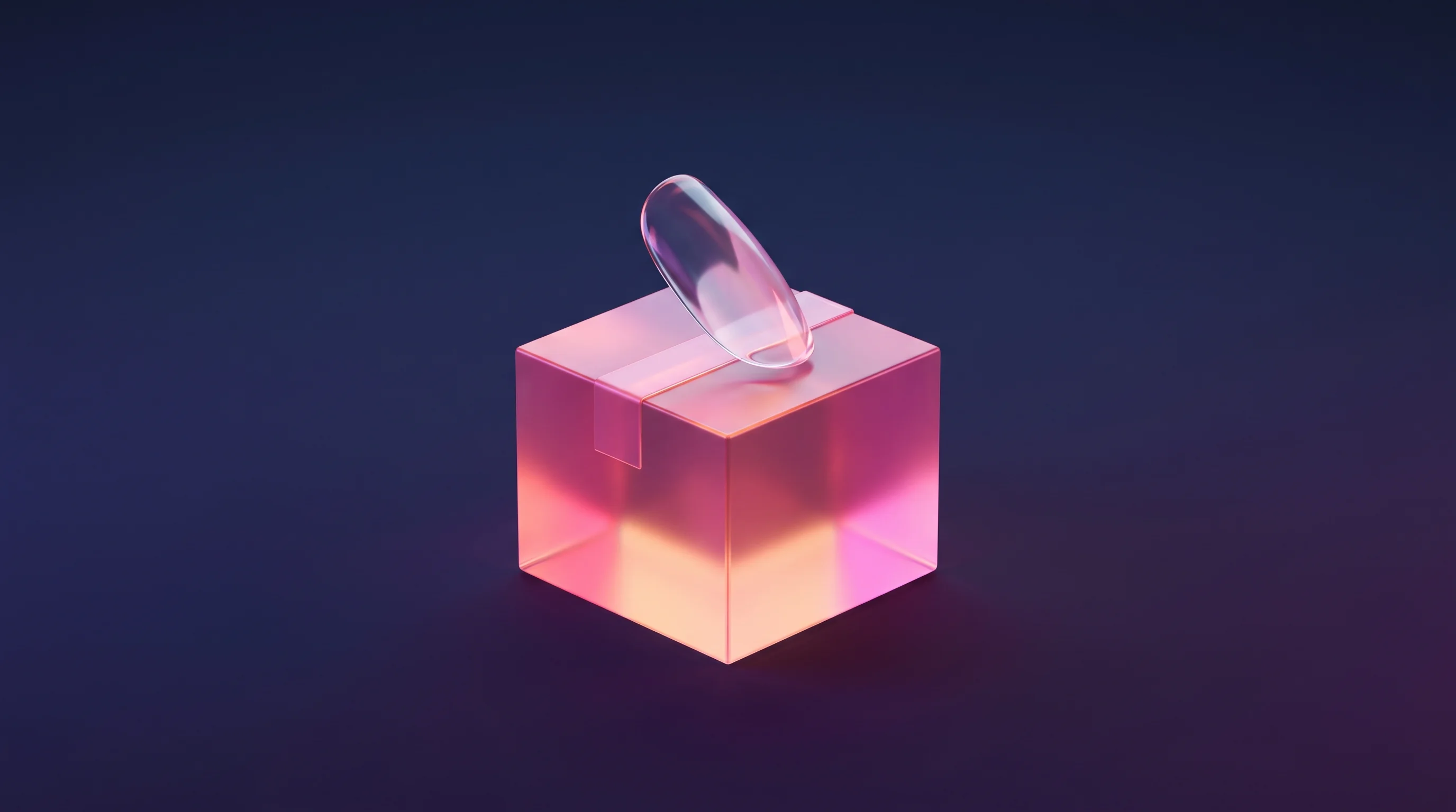 Digital illustration for article section "The Switch Nails Case: What Actually Happened" in "Pango Launches Agentic OS to Automate E-commerce Returns and Tracking" - A sleek, minimalist 3D conceptual render representing a beauty brand's logistics and return success,...