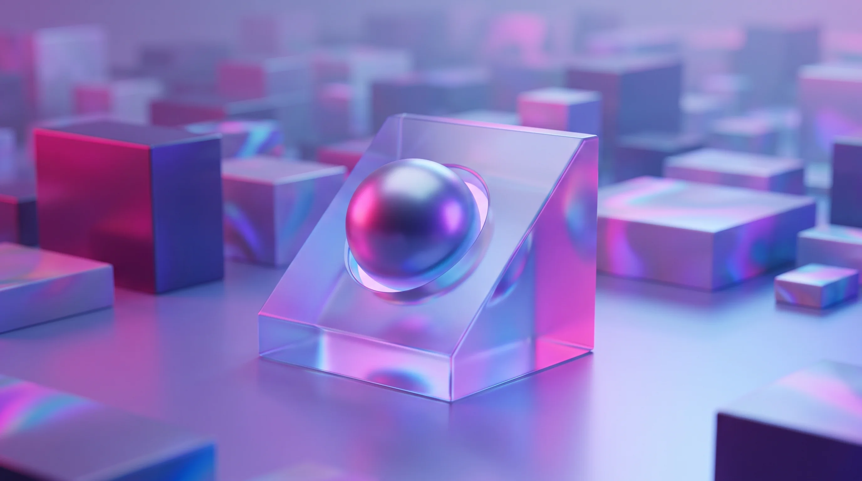 Digital illustration for article section "A Crowded, Suddenly Urgent Market" in "YC's Assemble Launches AI Agents to Automate Enterprise IT Work" - A clean, minimalist conceptual visualization of a crowded and suddenly urgent enterprise market, fea...