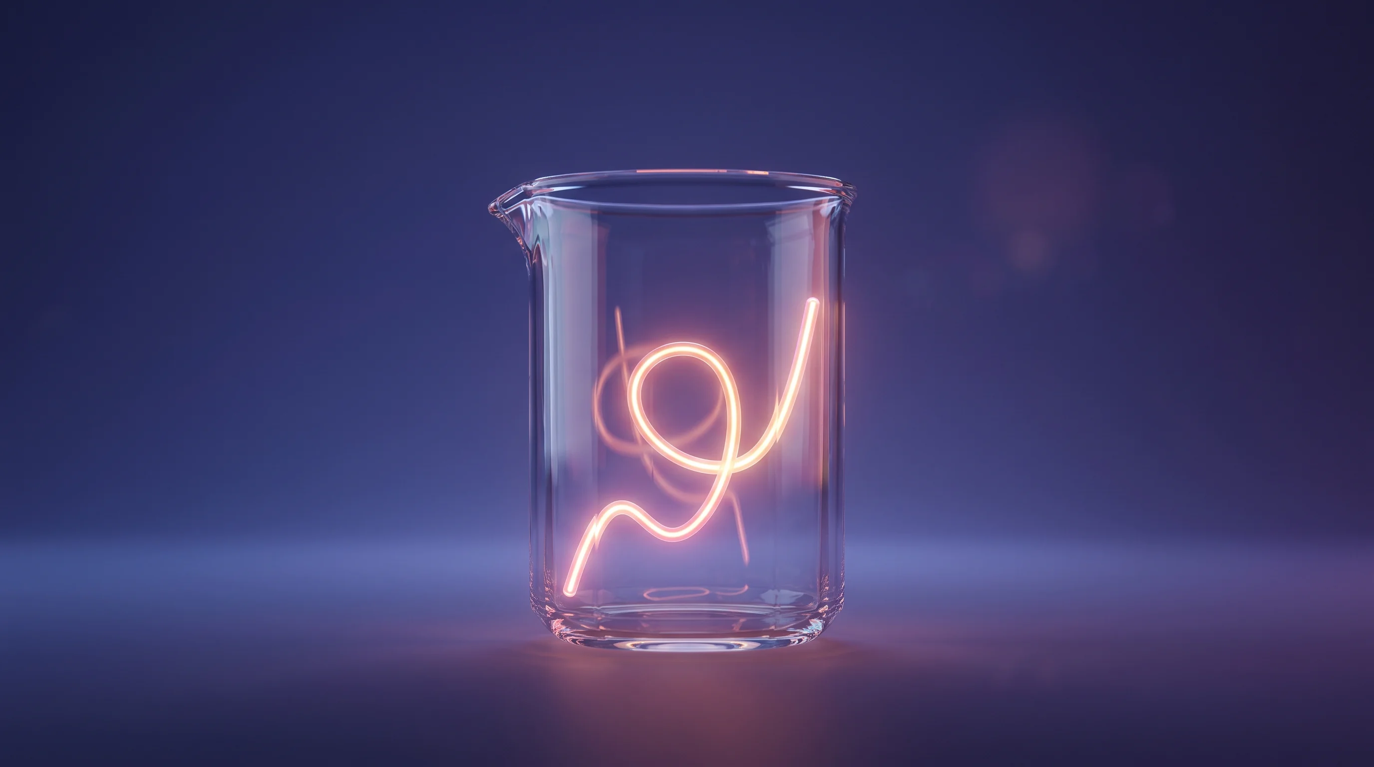 Digital illustration for article section "Strategy Lab: Backtesting for the Masses" in "YC-Backed Ekpa Launches AI Agents for Retail Trading Research" - A conceptual, minimalist 3D illustration representing a financial "Strategy Lab" and backtesting, fe...