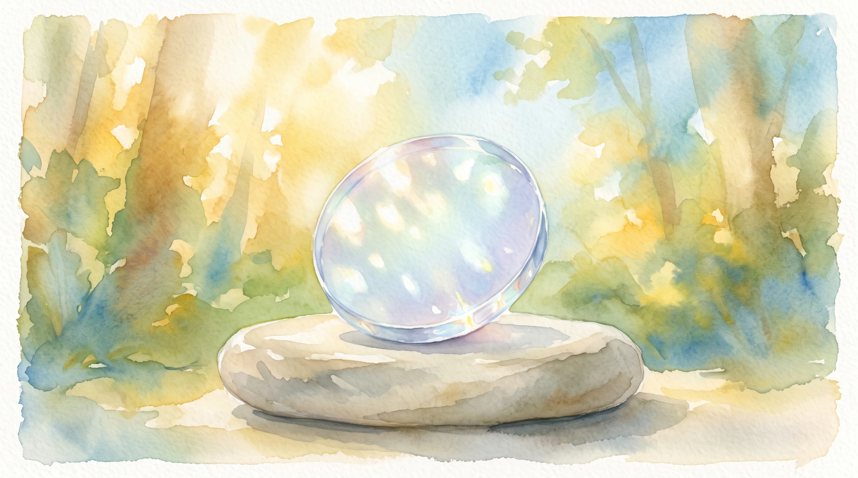 Digital illustration for article section "The Incumbents and the Insurgents" in "Diamond Wafers Promise 5x Better Cooling for AI Data Centers" - A pristine, perfectly circular translucent crystalline disc representing an advanced GaN-on-diamond ...
