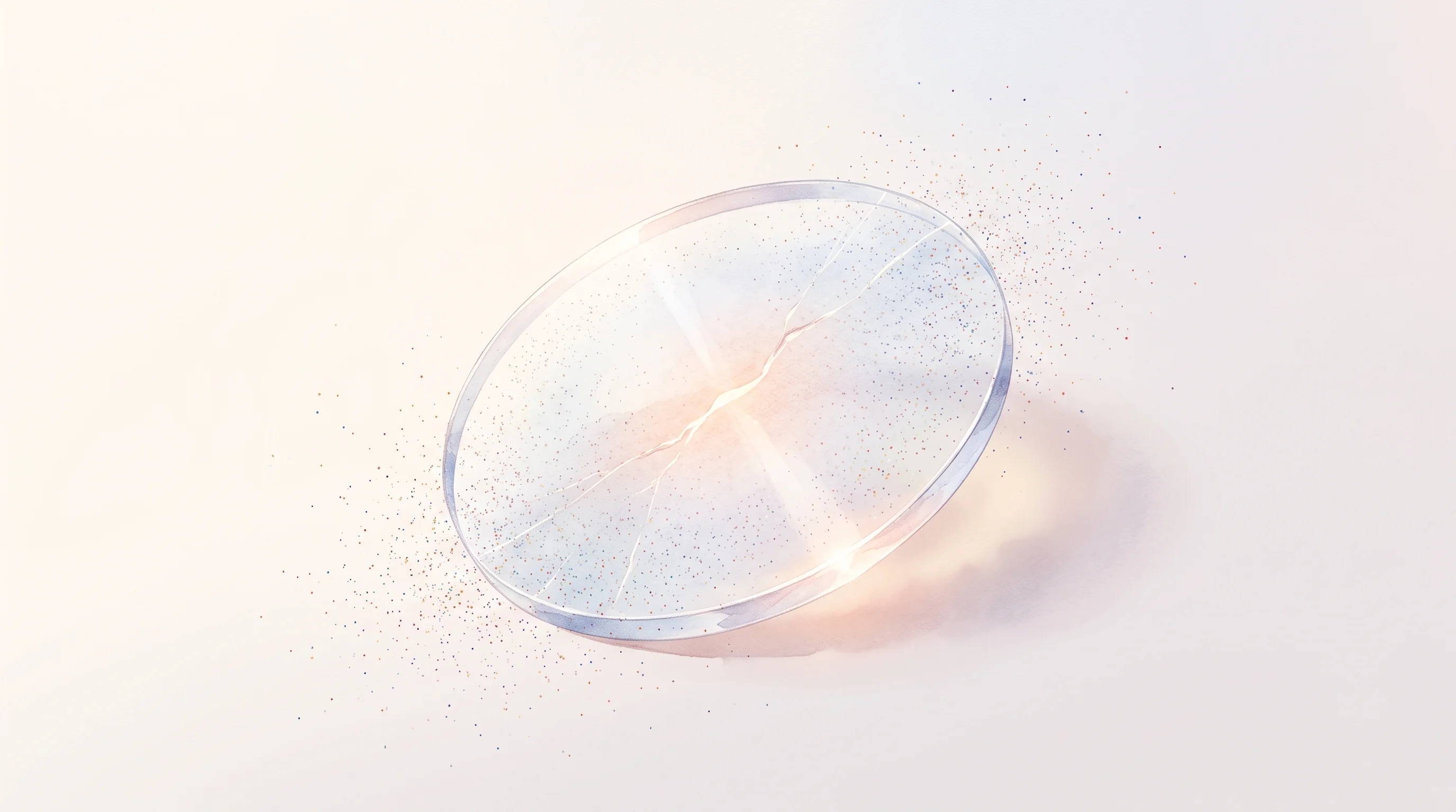 Digital illustration for article section "The Hard Questions" in "Diamond Wafers Promise 5x Better Cooling for AI Data Centers" - A conceptual and minimalist representation of the complex transition from laboratory to fabrication ...
