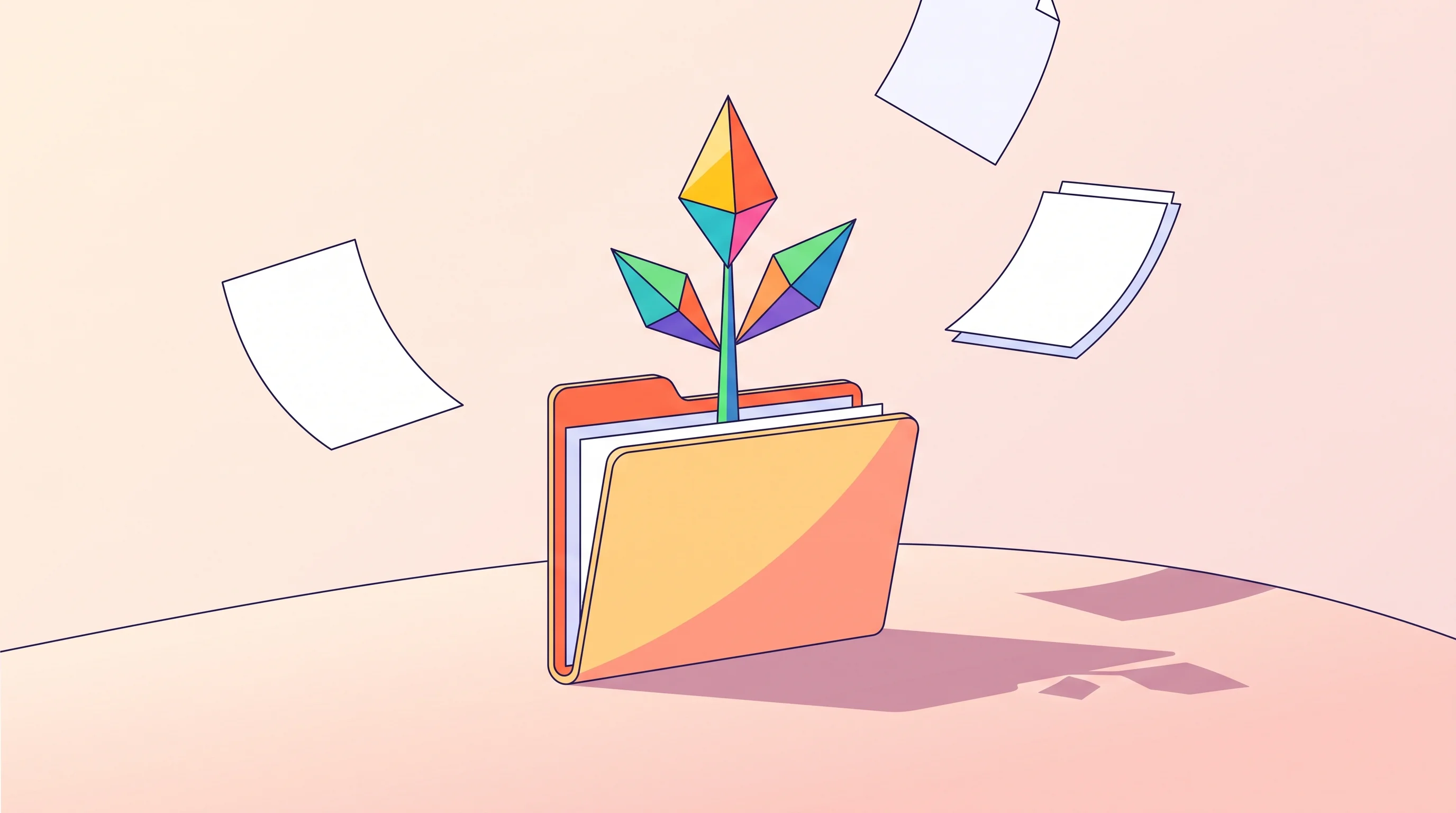 Digital illustration for article section "What Comes Next" in "Amulet Builds Agent-Native Filesystem as AI Infrastructure Race Heats Up" - A conceptual, minimalist illustration representing the rapid emergence of new agent-native filesyste...