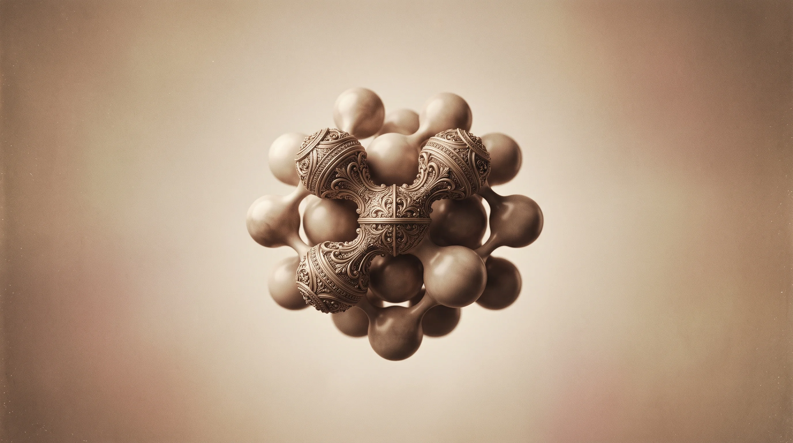 Digital illustration for article section "The Unsolved Problems" in "The Race to Develop Personalized Vaccines in Weeks, Not Months" - A clean, minimalist conceptual visualization of the unsolved mysteries in tumor treatment and variab...