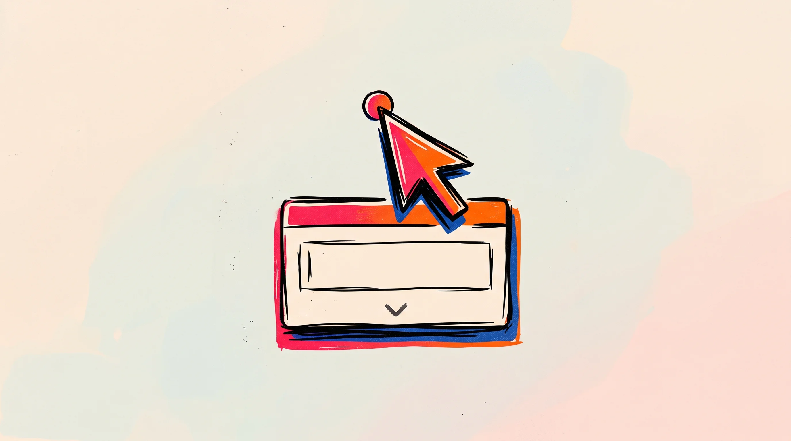 Digital illustration for article section "Under the Hood" in "YC's Coasty Launches AI Agent to Automate Legacy Software and Mainframes" - A clean, minimalist conceptual illustration of a developer API workflow, featuring a single stylized...
