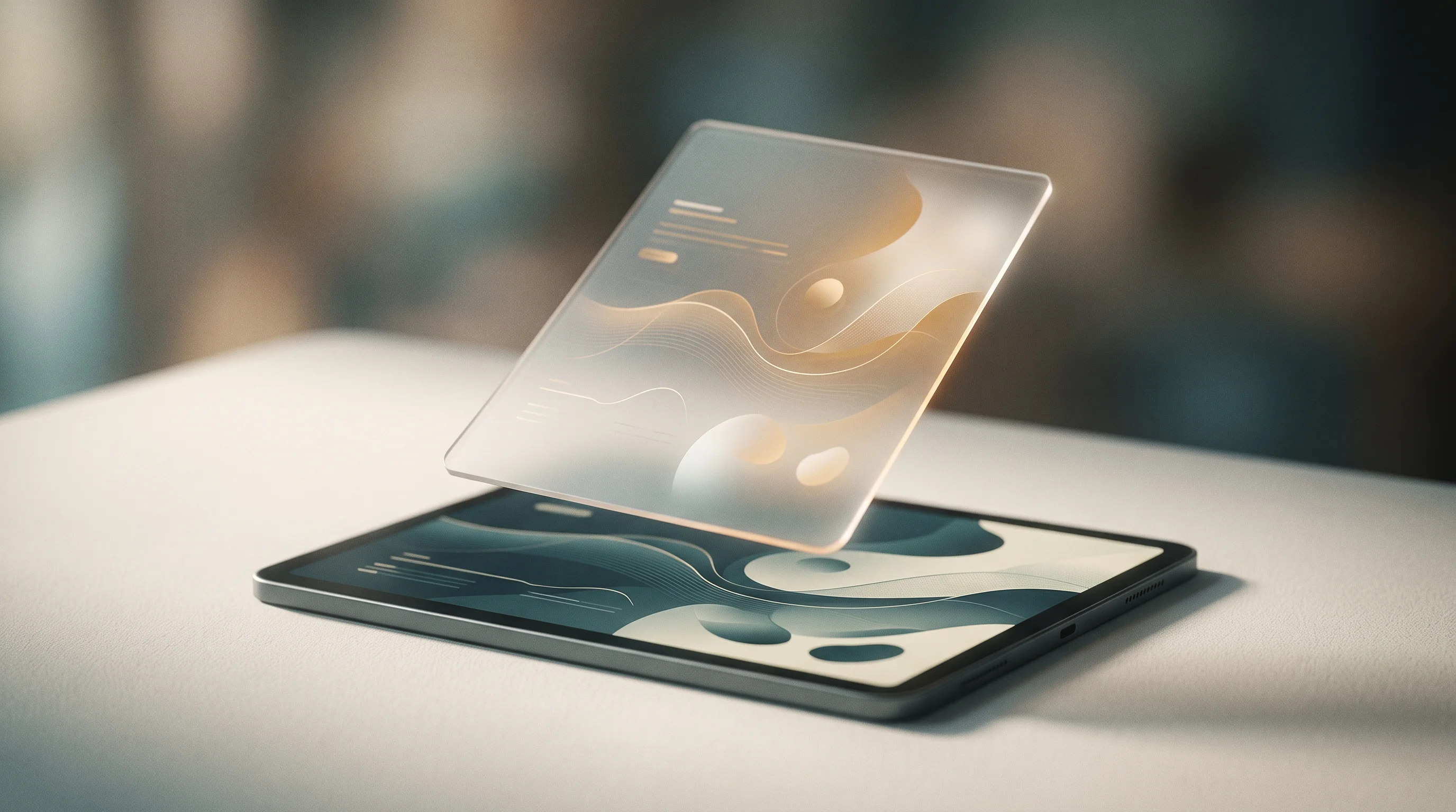 Digital illustration for article section "Second Opinions, Now Virtualized" in "The Race to Navigate Complex Medical Cases: New Tools Emerge" - A conceptual, minimalist representation of virtualized medical second opinions, featuring a sleek, m...