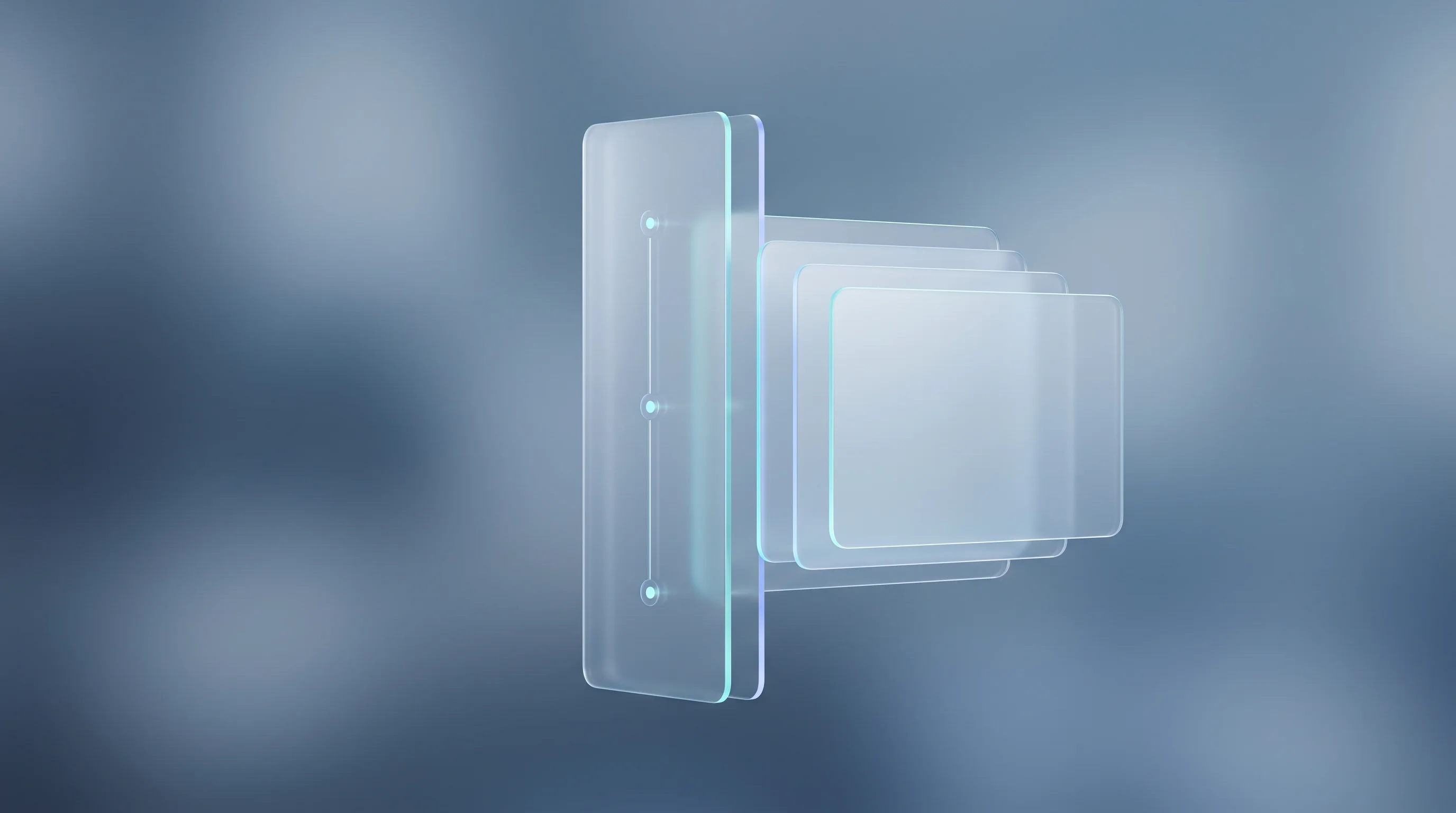 Digital illustration for article section "Content Section 3" in "OpenChamber launches open-source workspace for AI coding agents" - A conceptual and minimalist representation of a modern developer workspace, featuring a sleek, verti...