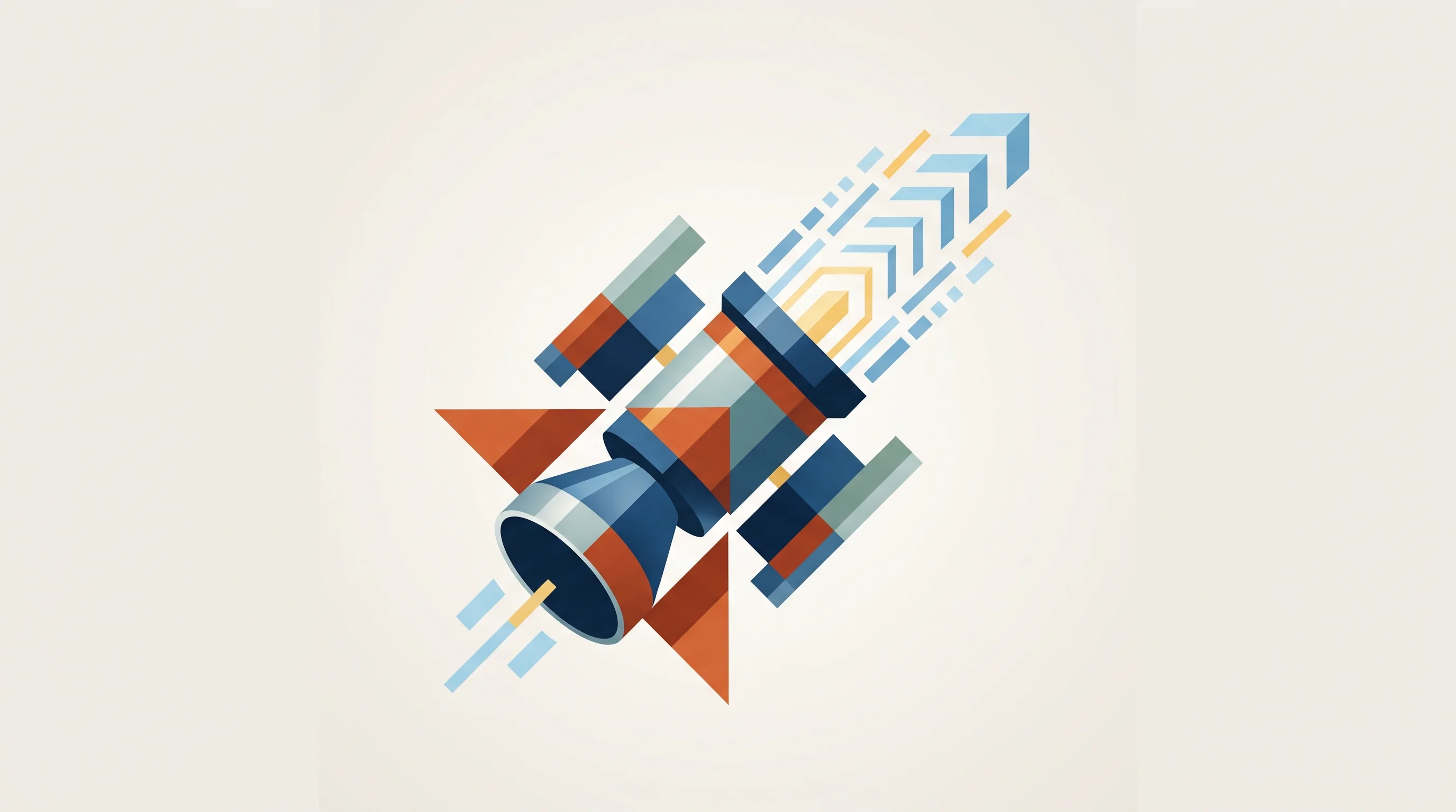 Digital illustration for article section "Content Section 5" in "Orbital Arc develops ion thruster with naphthalene fuel" - A minimalist, conceptual illustration of aerospace innovation and financial investment, featuring a ...