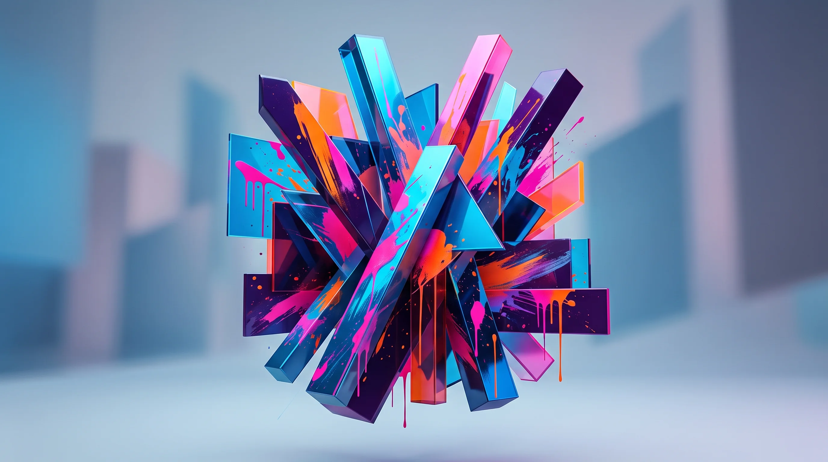 Digital illustration for article section "Content Section 3" in "No verified 'Maximum' banking OS launch found amid AI core wave" - A conceptual, minimalist composition featuring a central cluster of sleek, overlapping modern corpor...