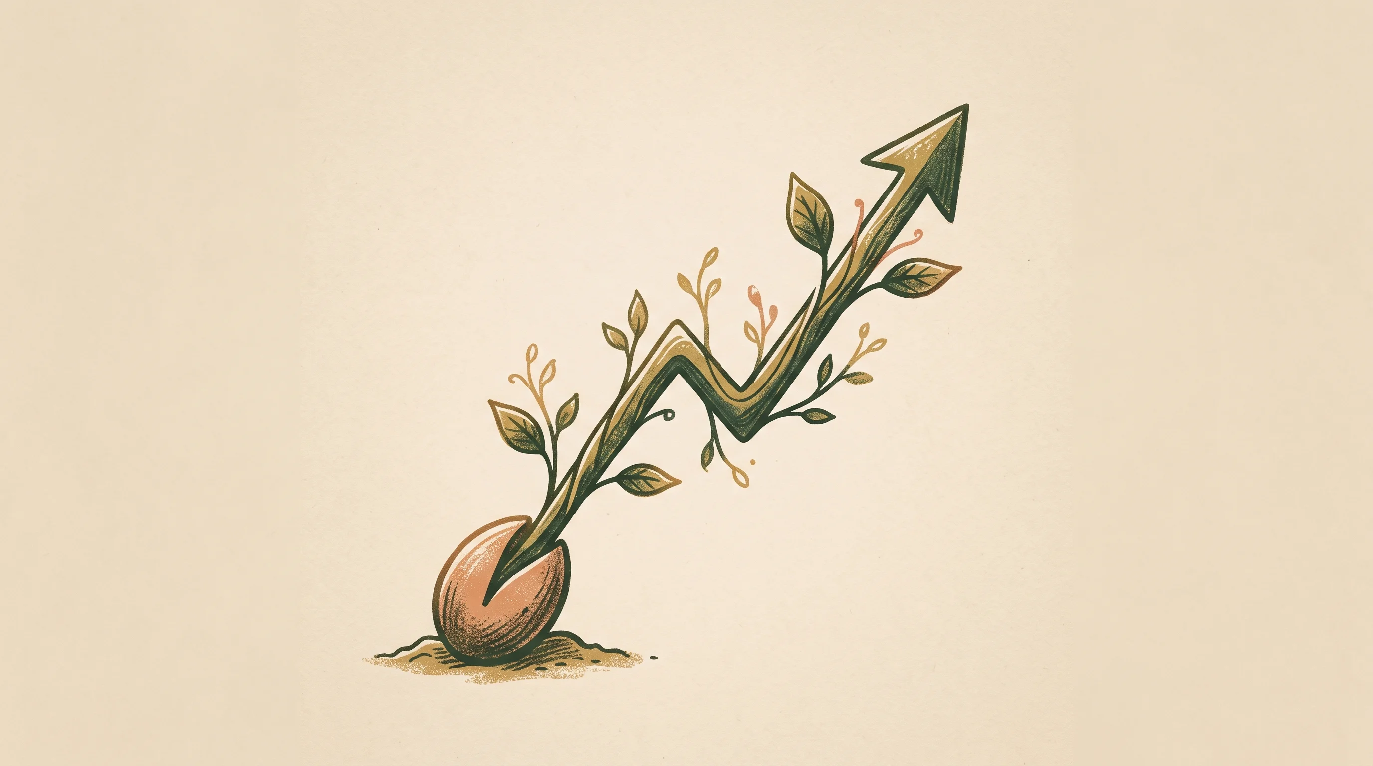 Digital illustration for article section "Volume Growth Accelerates" in "TurnStay processes R1 billion in African travel payments" - A clean, minimal, and conceptual illustration representing rapid financial growth and accelerating v...