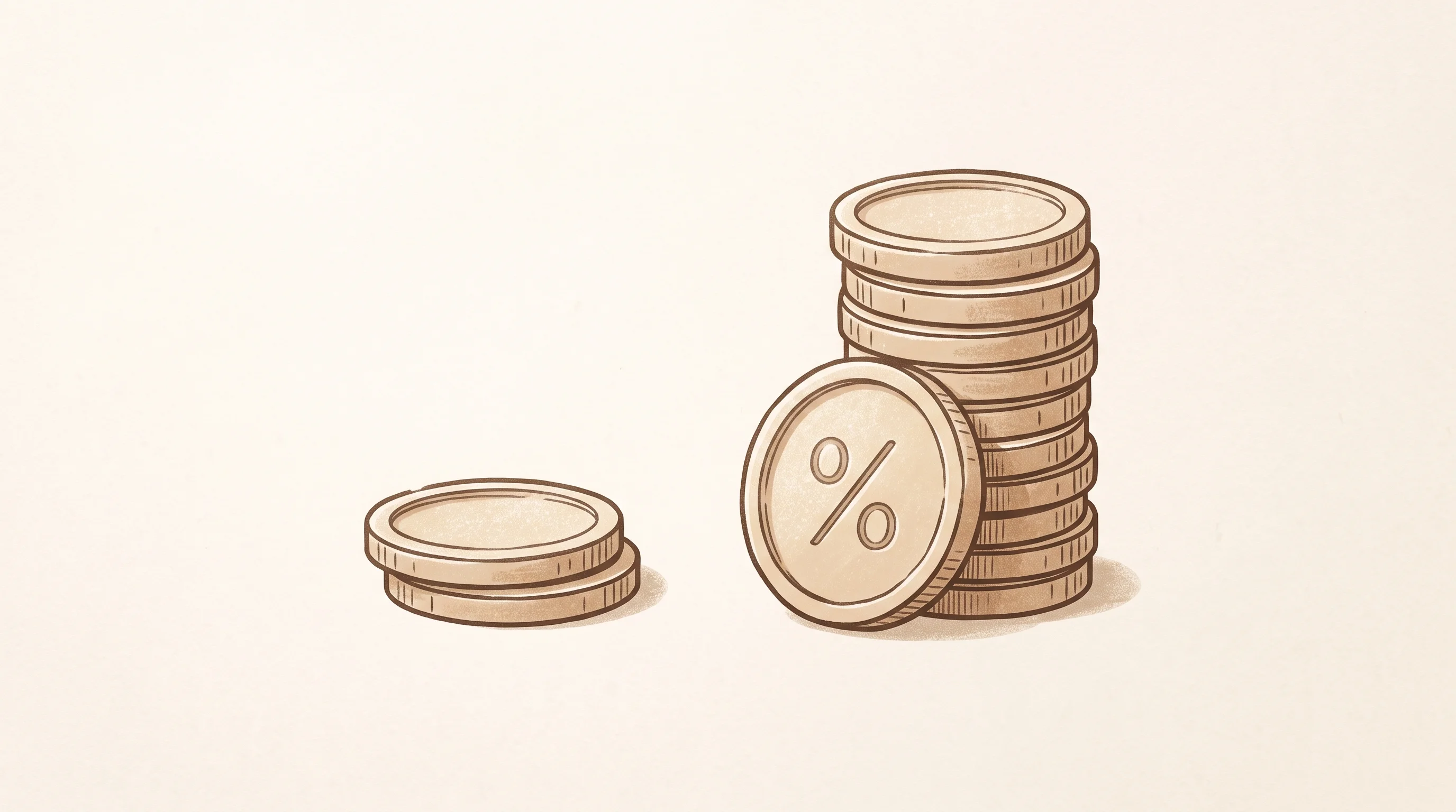 Digital illustration for article section "The Cost Differential" in "TurnStay processes R1 billion in African travel payments" - A clean, minimalist conceptual illustration representing a stark cost differential, featuring two si...