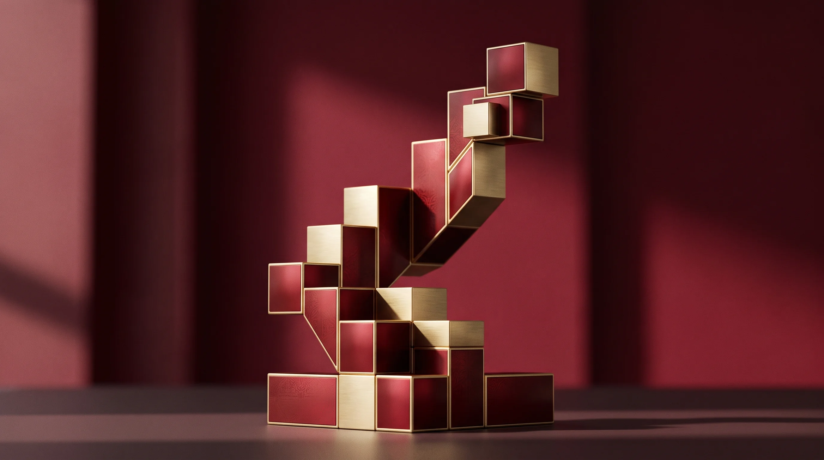 Digital illustration for article section "Content Section 2" in "DiscreteStack raises $900K for private AI operating system" - A minimalist, conceptual representation of a strong business foundation and successful tech ecosyste...