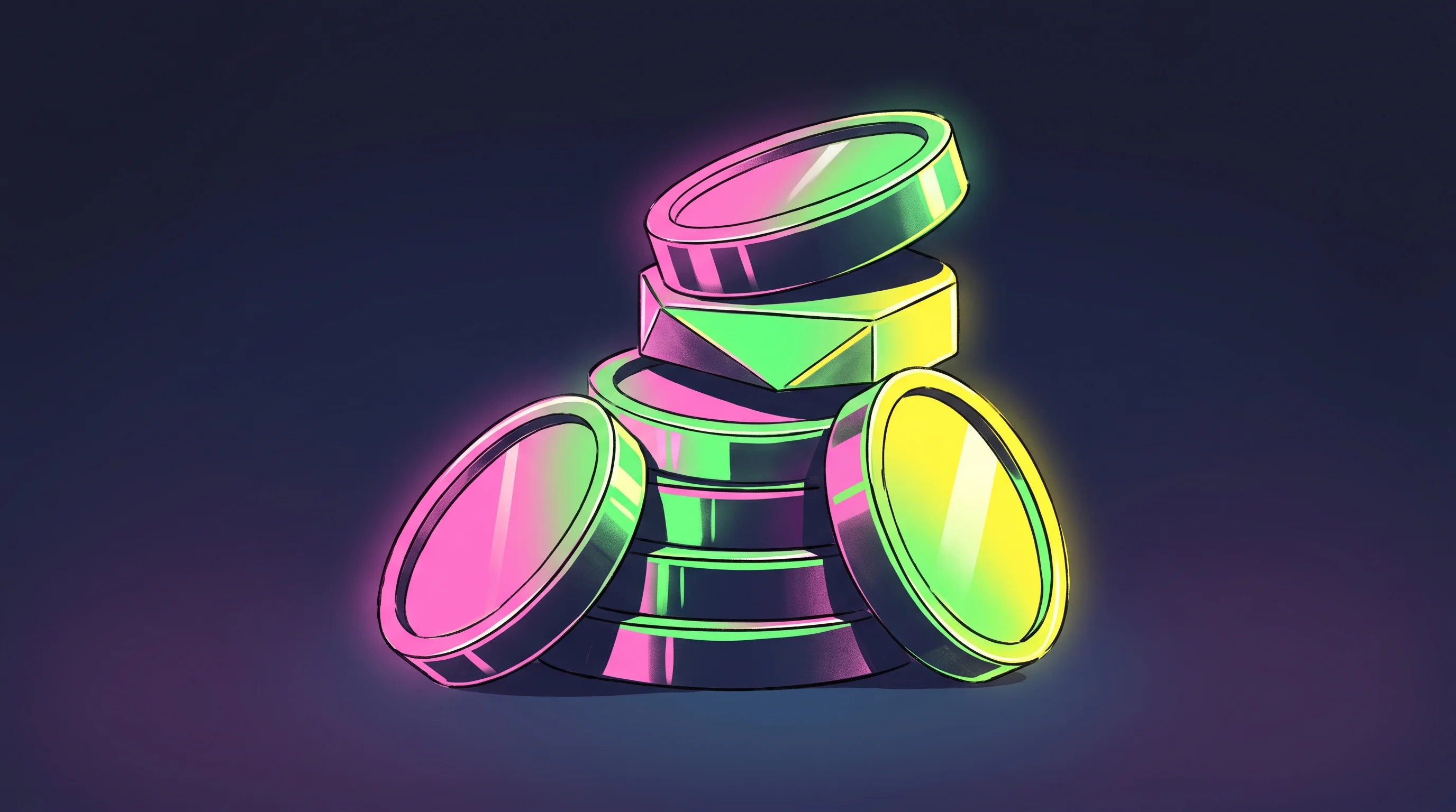 Digital illustration for article section "Content Section 4" in "Lucis raises $20M Series A to expand preventive health testing" - A clean and minimalist conceptual representation of corporate equity funding, featuring a sleek, ove...