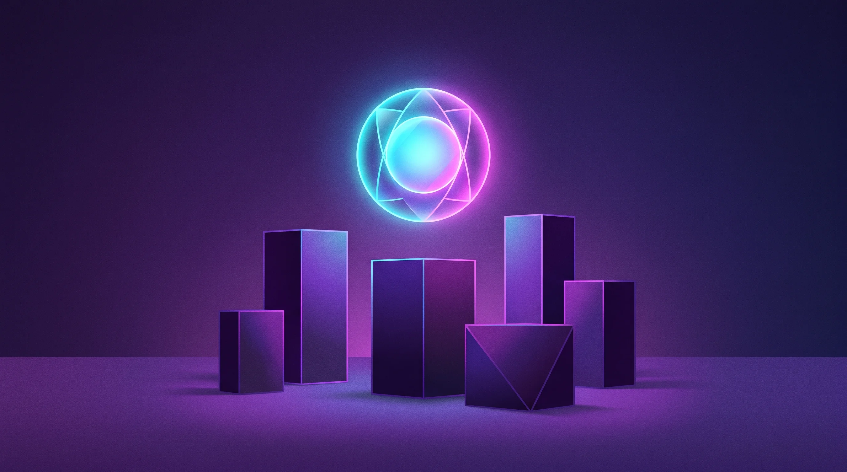 Digital illustration for article section "Content Section 2" in "Maximum raises $30M seed to build AI bank operating system" - A clean and minimalist conceptual representation of a competitive technological landscape, featuring...