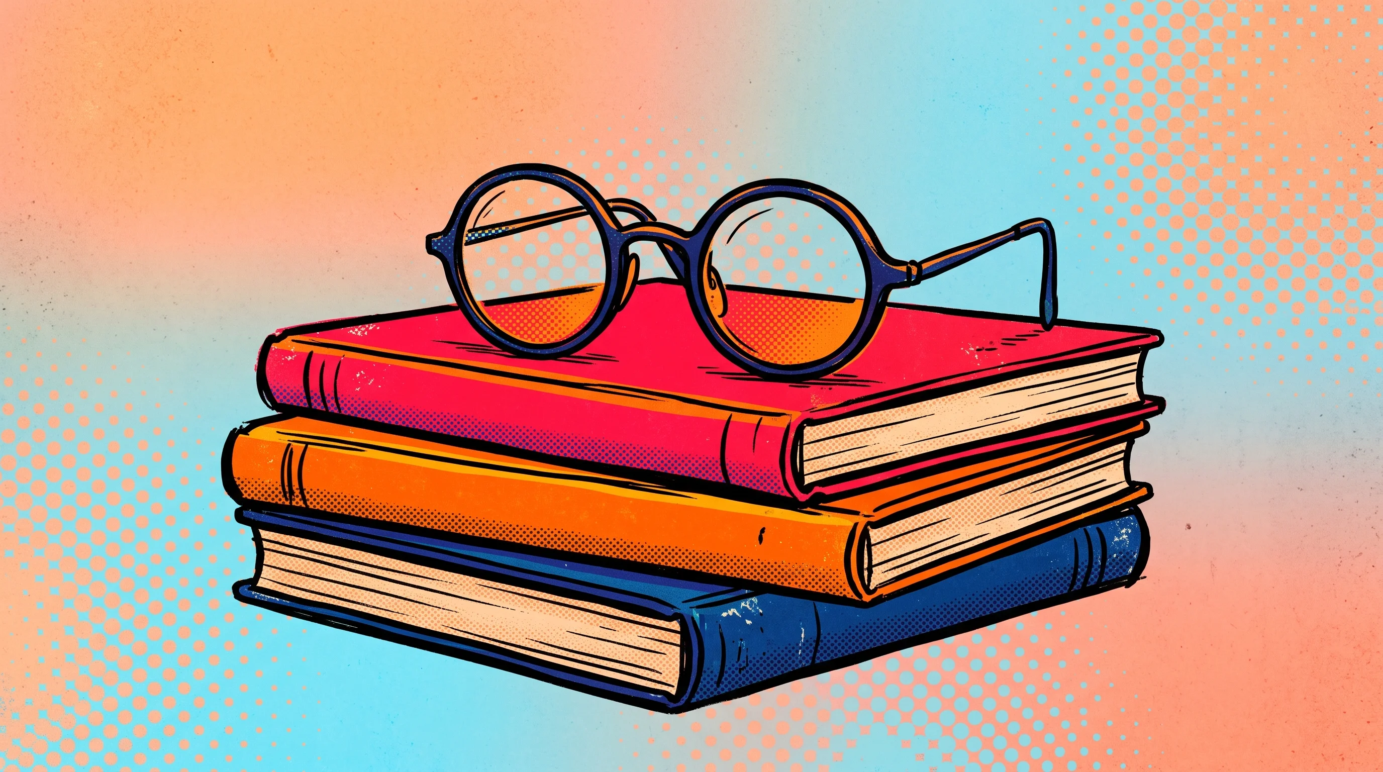 Digital illustration for article section "Content Section 2" in "Callosum raises $100M to match AI tasks to best chips" - A clean, minimal composition featuring a pair of classic, round academic spectacles resting elegantl...