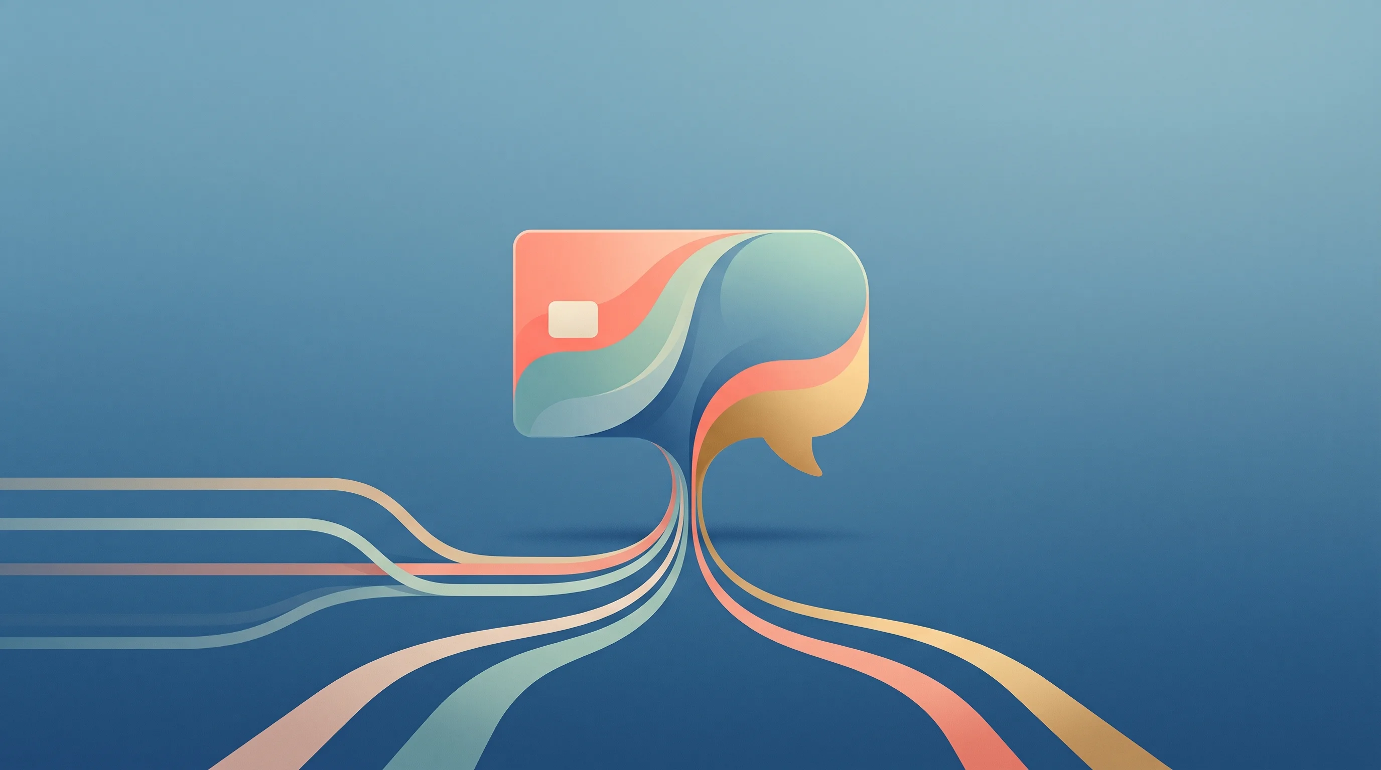 Digital illustration for article section "Different Strategies, Same Goal" in "Lyon builds private AI models for bank transaction data" - A clean and minimalist conceptual image representing different strategic pathways converging into un...