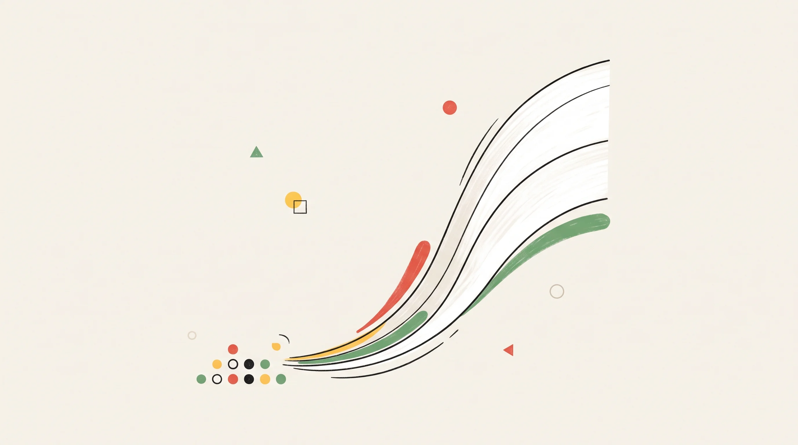 Digital illustration for article section "Content Section 2" in "Arbital launches trading terminal with $1.35B in volume" - A warm minimalist illustration depicting rapid startup growth and user adoption, featuring a single,...