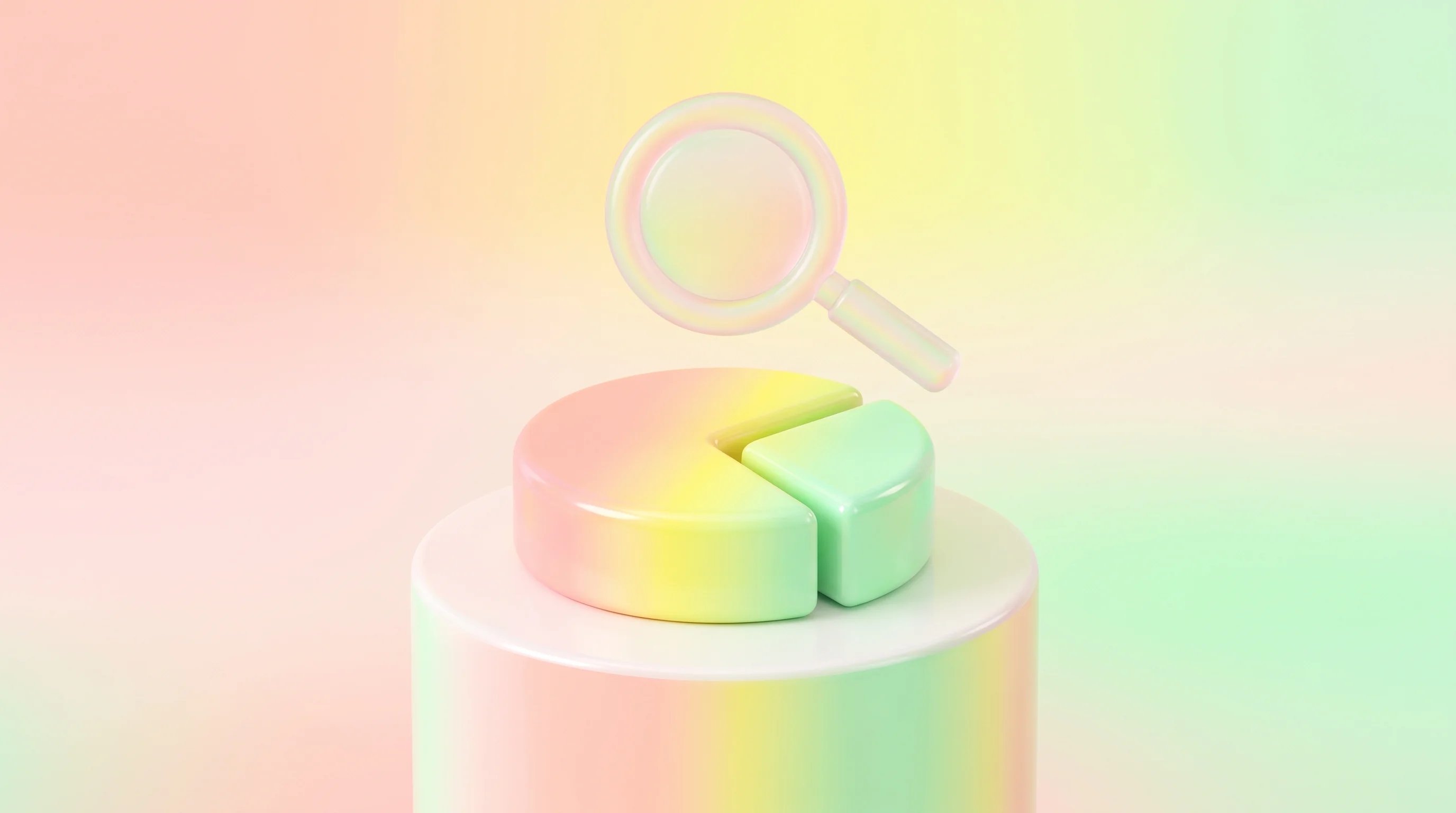 Digital illustration for article section "Signal or Simulation?" in "Studio launches AI to predict human response to new ideas" - A clean, minimal conceptual image representing the scrutiny of flawless data claims, featuring a sin...