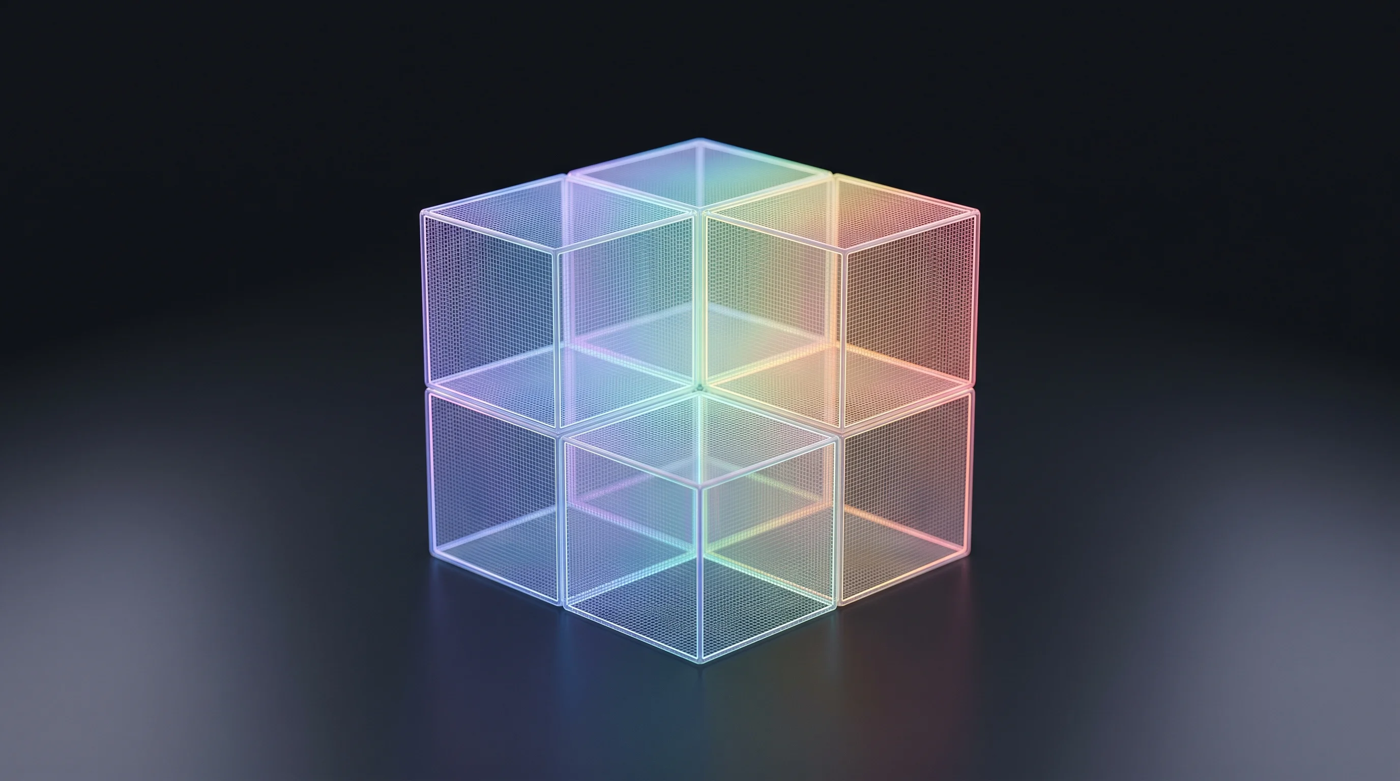 Digital illustration for article section "Content Section 4" in "Oshen raises $5M to scale hurricane-tested ocean robots" - A minimalist and conceptual composition featuring a sleek, interlocking modular cube system resting ...