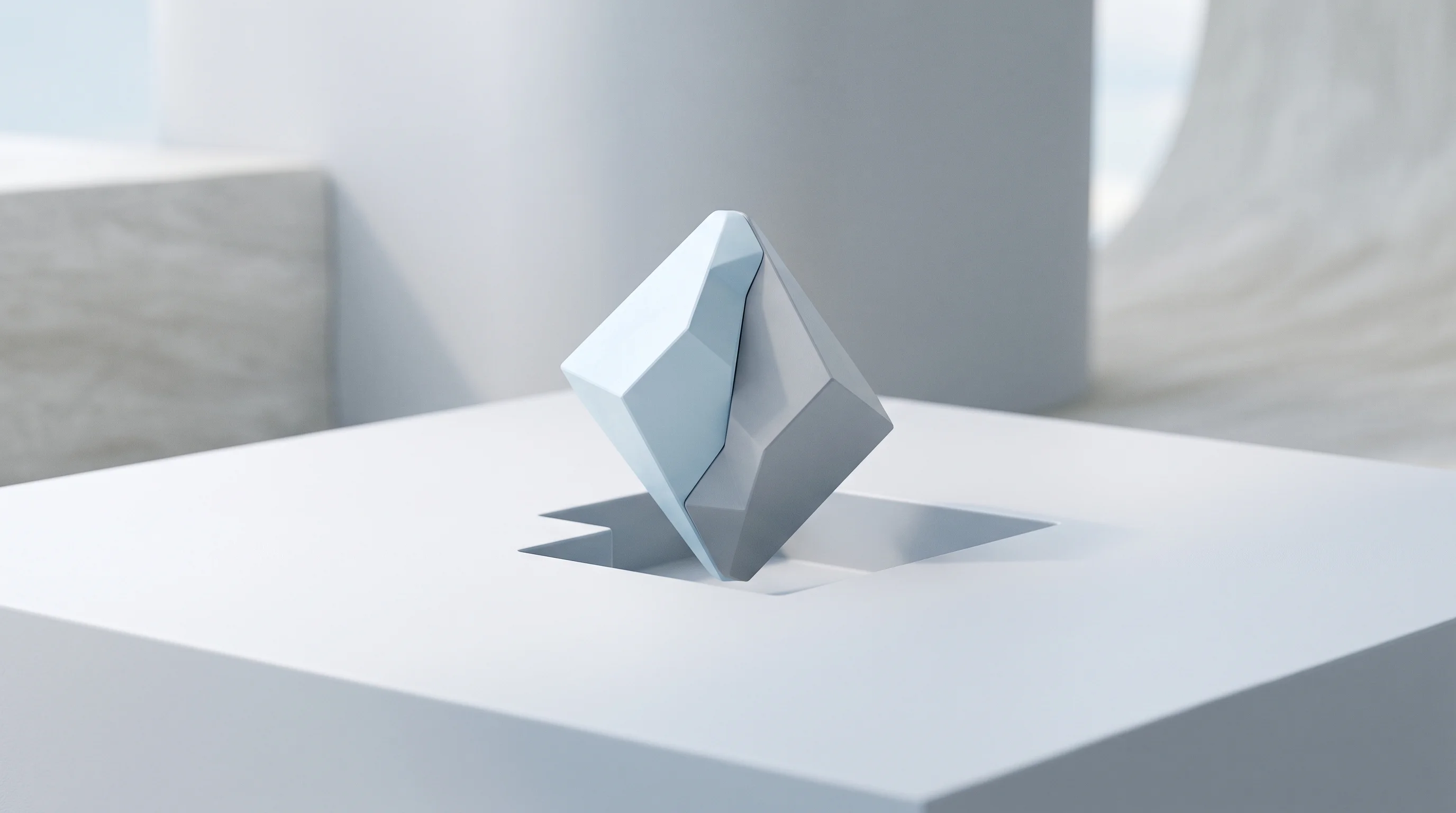 Digital illustration for article section "Content Section 2" in "idler raises $9M to build frontier AI evaluation tools" - A minimalist, futuristic conceptual representation of a bespoke reinforcement learning environment, ...