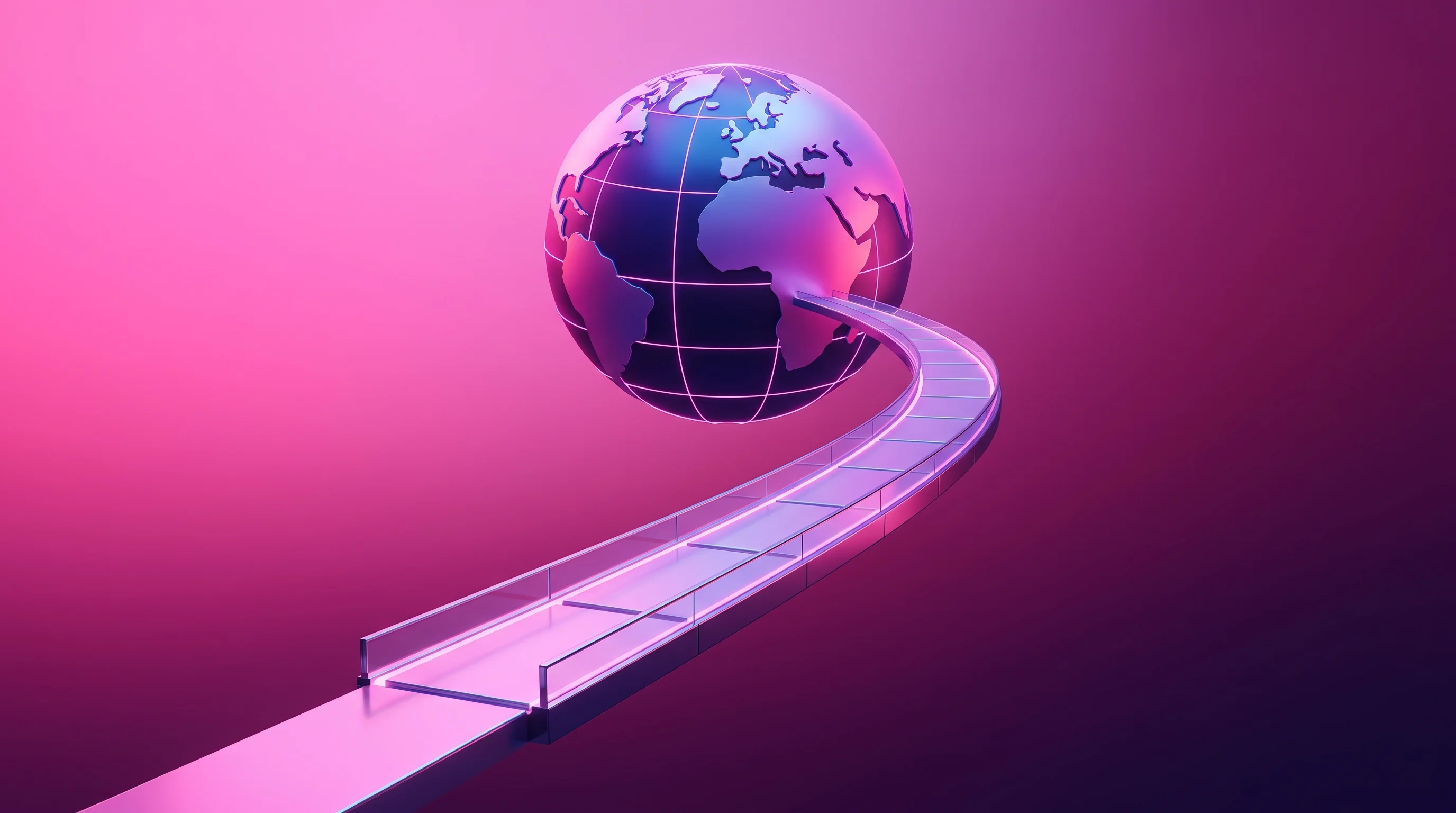 Digital illustration for article section "Content Section 3" in "Sophiie AI raises $5M to automate tradie admin work" - A clean, minimalist conceptual composition featuring a sleek, modern architectural bridge extending ...