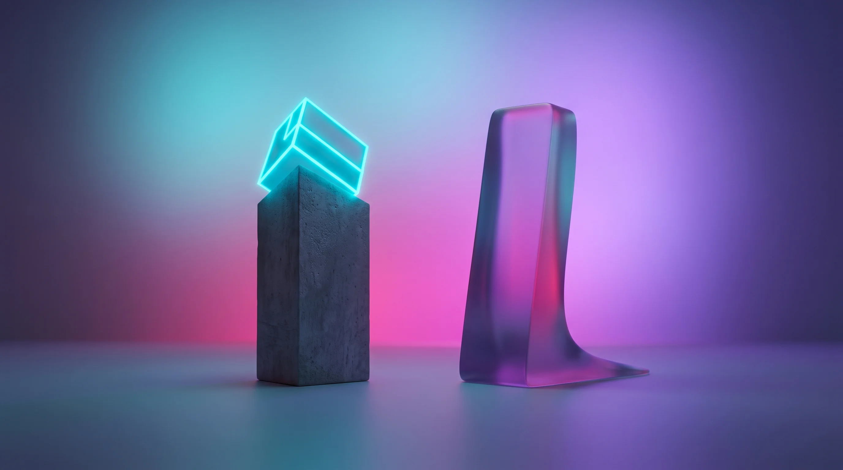 Digital illustration for article section "Content Section 5" in "Neuron Industries launches AI controller to replace PLCs" - A minimalist, conceptual architectural visualization representing a paradigm shift in structural des...