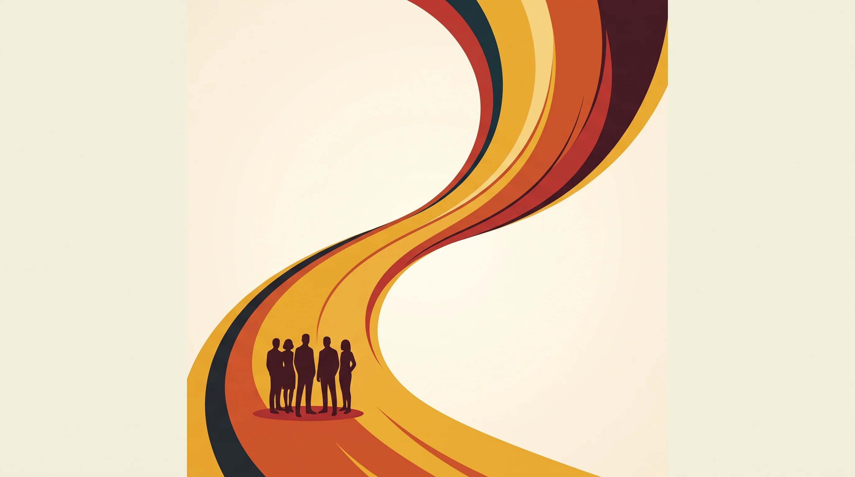 Digital illustration for article section "Content Section 2" in "LemonLime launches automated GTM platform for small business" - A minimalist and conceptual illustration representing an early-stage company scaling and growing its...