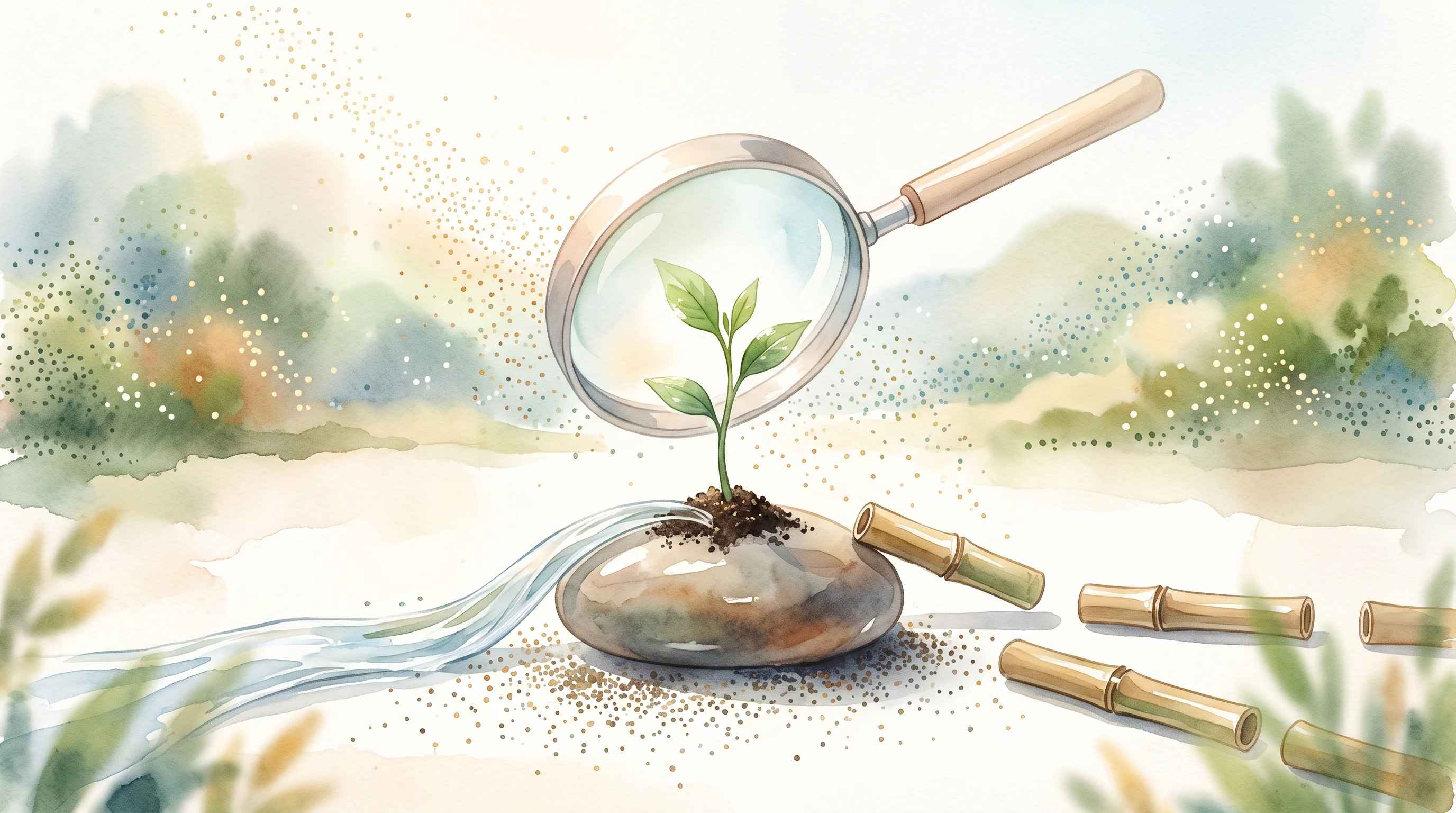 Digital illustration for article section "What Works (and What Doesn't, Yet)" in "Runable raises $21M for Grow AI sales agent launch" - A minimal and conceptual illustration symbolizing the testing of a new growth tool and its connectiv...