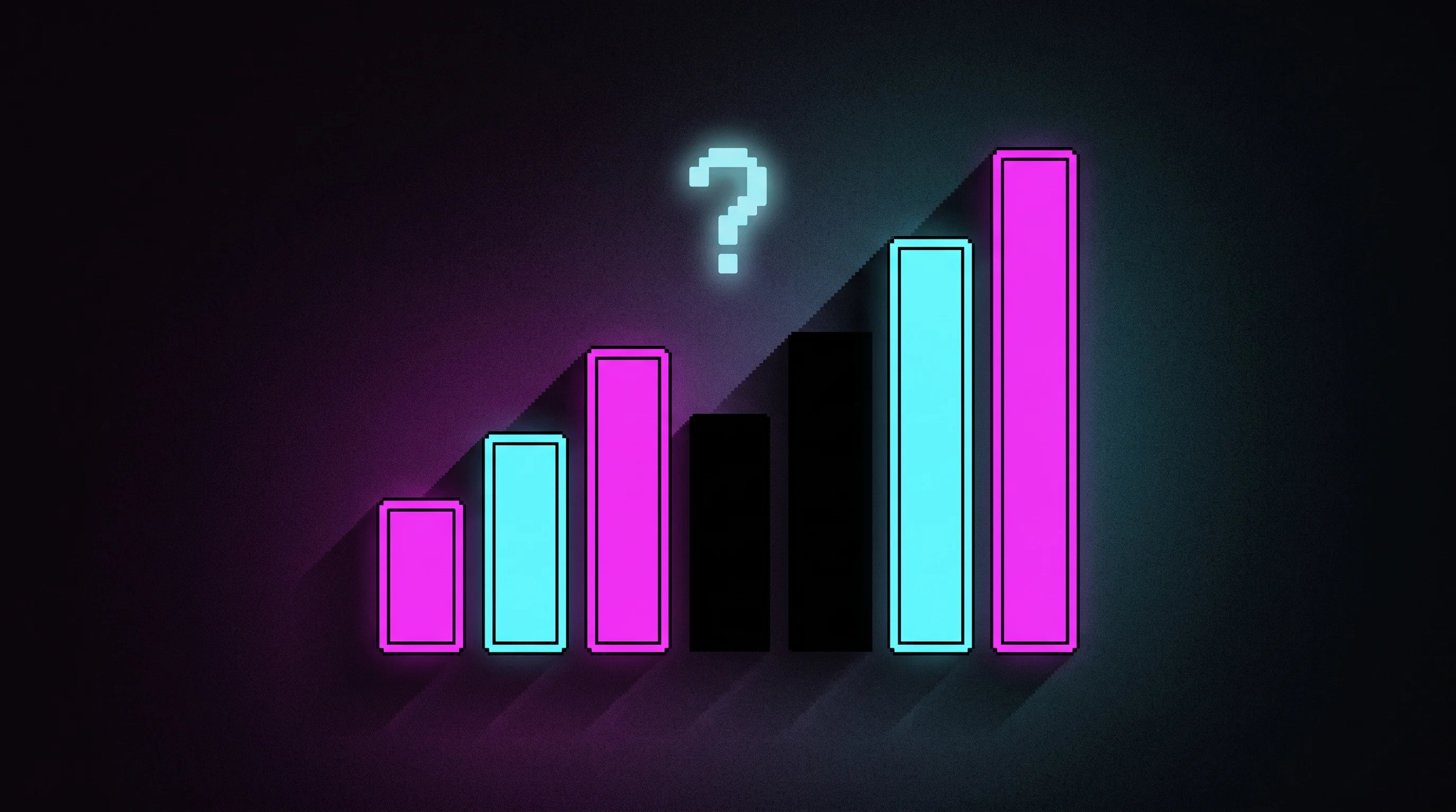 Digital illustration for article section "Content Section 3" in "HubX raises $75M to scale consumer app portfolio, hits unicorn" - A conceptual, minimalist composition representing financial uncertainty and hidden data, featuring a...