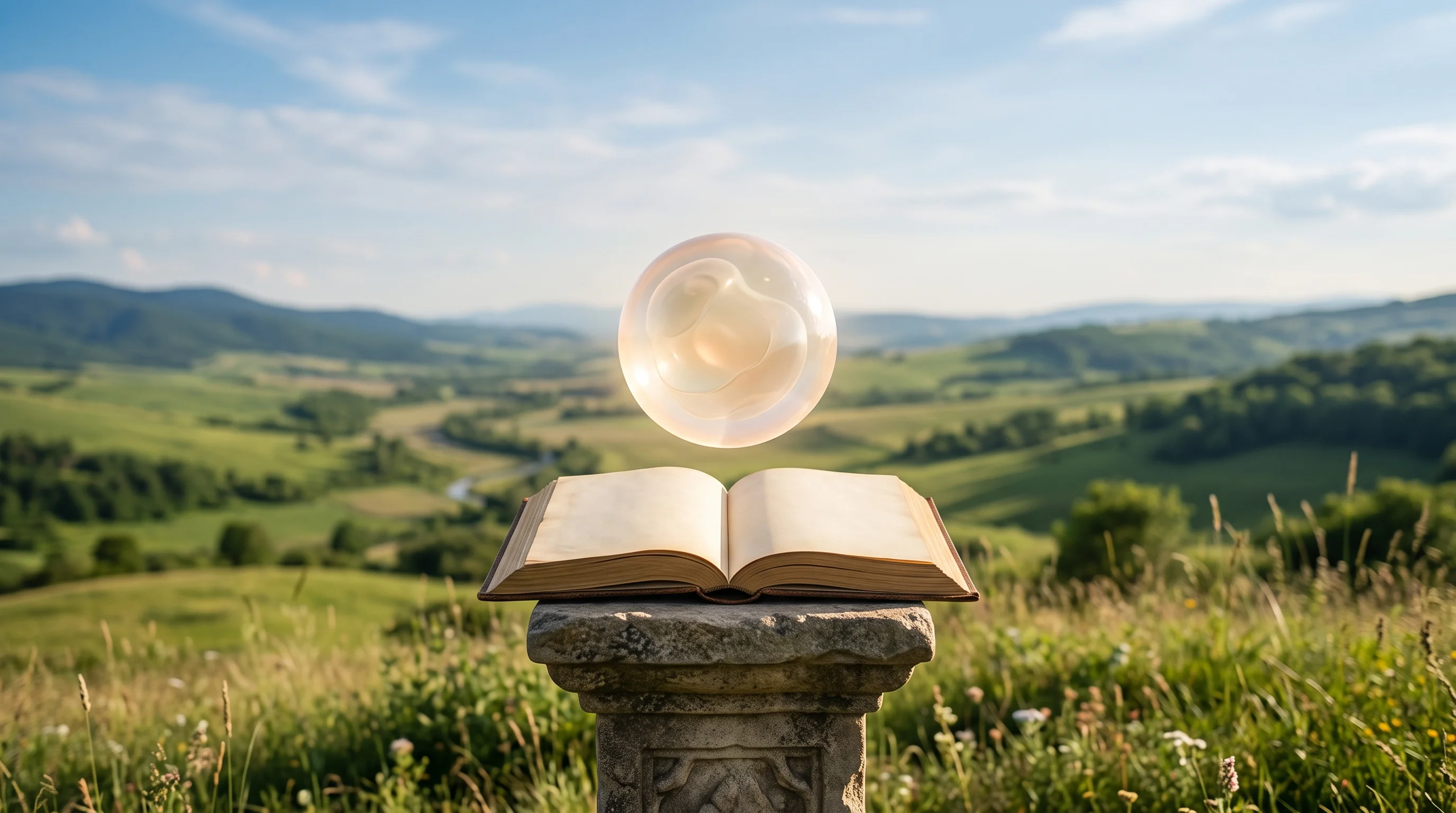 Digital illustration for article section "Content Section 7" in "Frontier raises $10M to grow biological brains for AI training" - A clean, minimal, and conceptual composition featuring a gently glowing, translucent organic sphere ...
