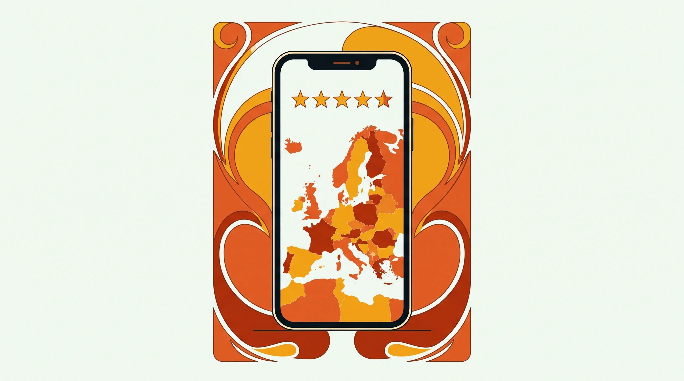 Digital illustration for article section "Content Section 2" in "OneDosh raises $4M to power stablecoin cross-border payments" - A sleek, minimalist smartphone standing upright as the central focal point, its screen displaying a ...