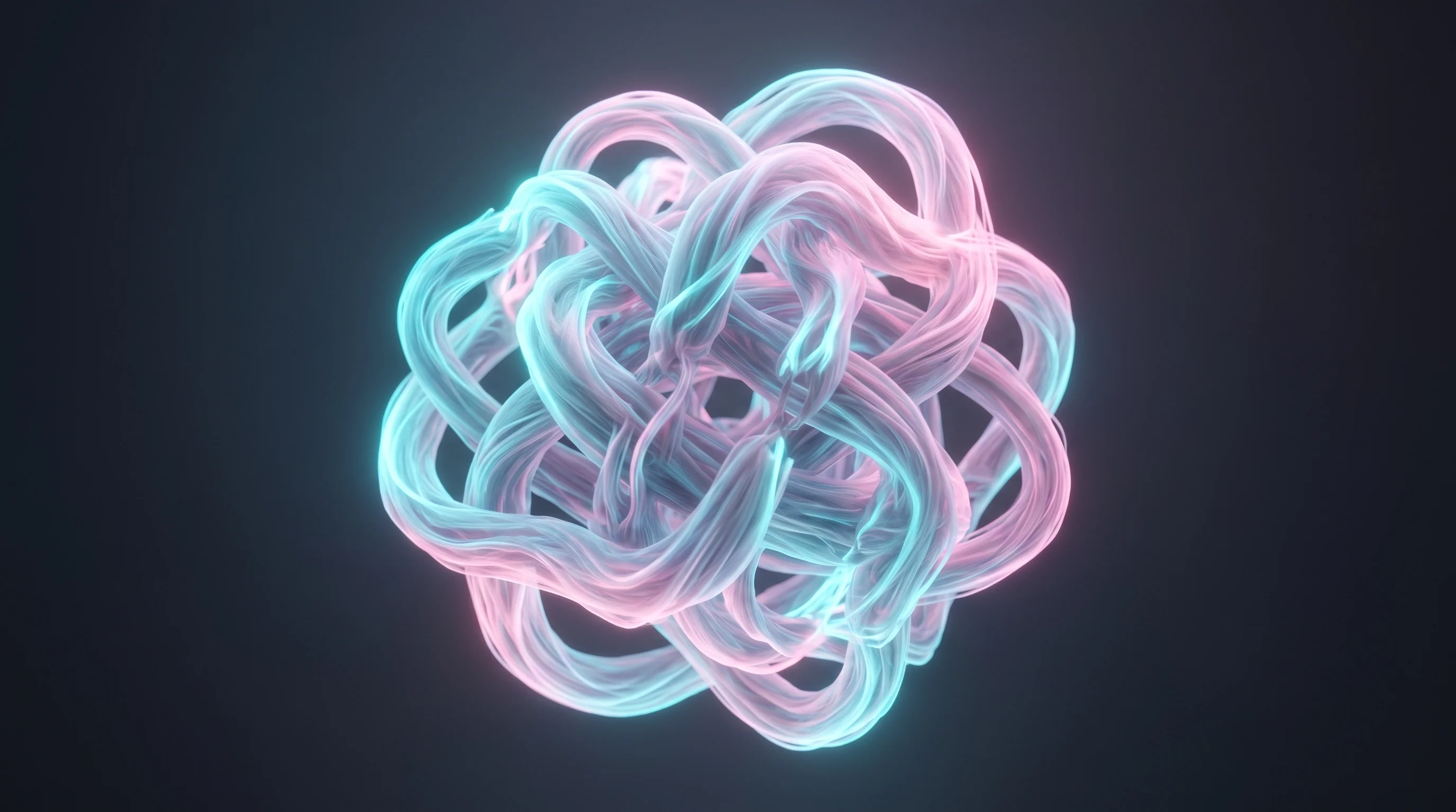 Digital illustration for article section "The Skeptics Speak" in "Parasma trains human brain cells to predict AI tokens" - A minimalist, abstract representation of an impossibly complex neural connection or organic biologic...