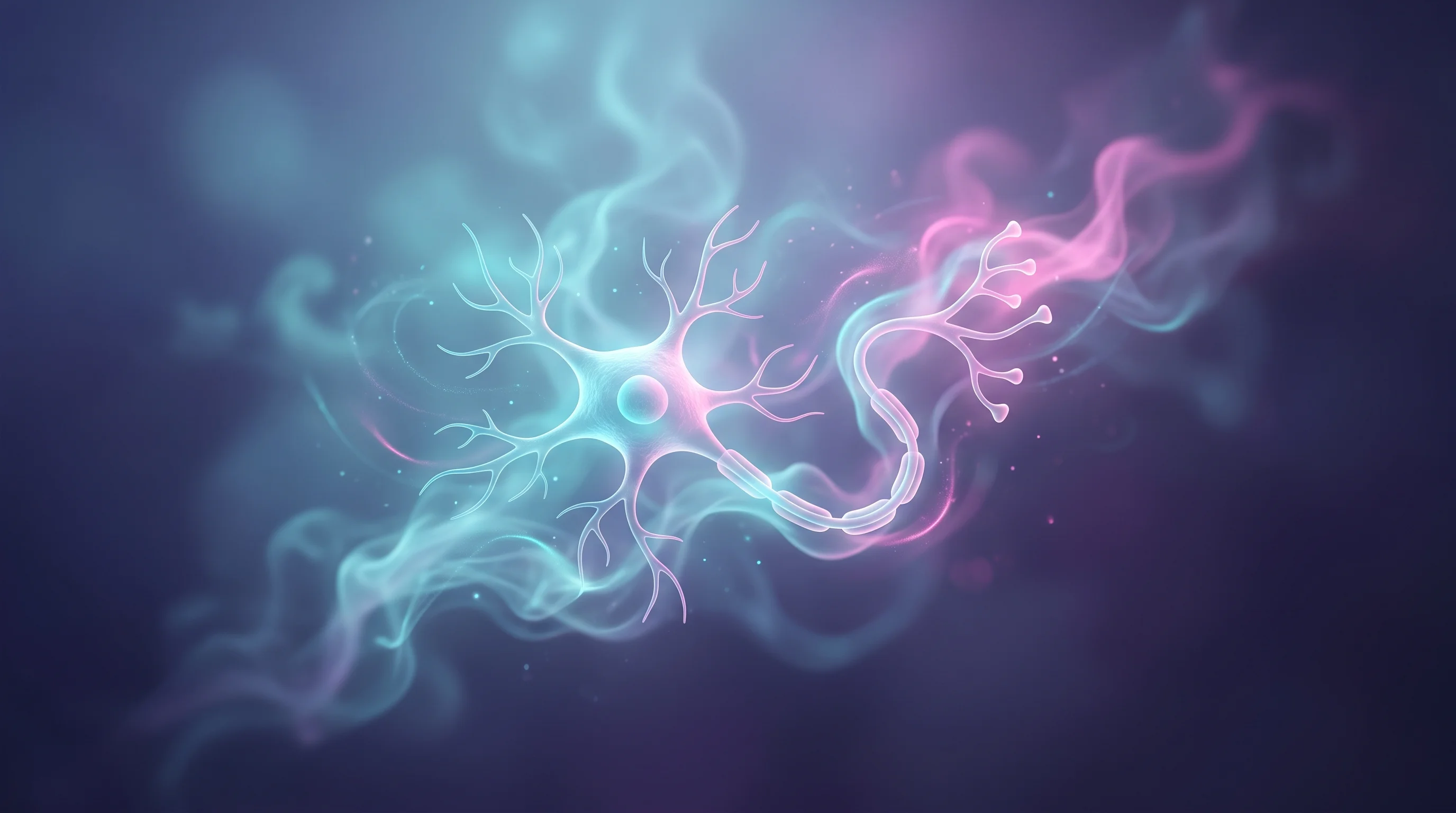 Digital illustration for article section "What Parasma Does Now" in "Parasma trains human brain cells to predict AI tokens" - A sleek, conceptual visualization of brain-cell computing acting as a foundational substrate, featur...