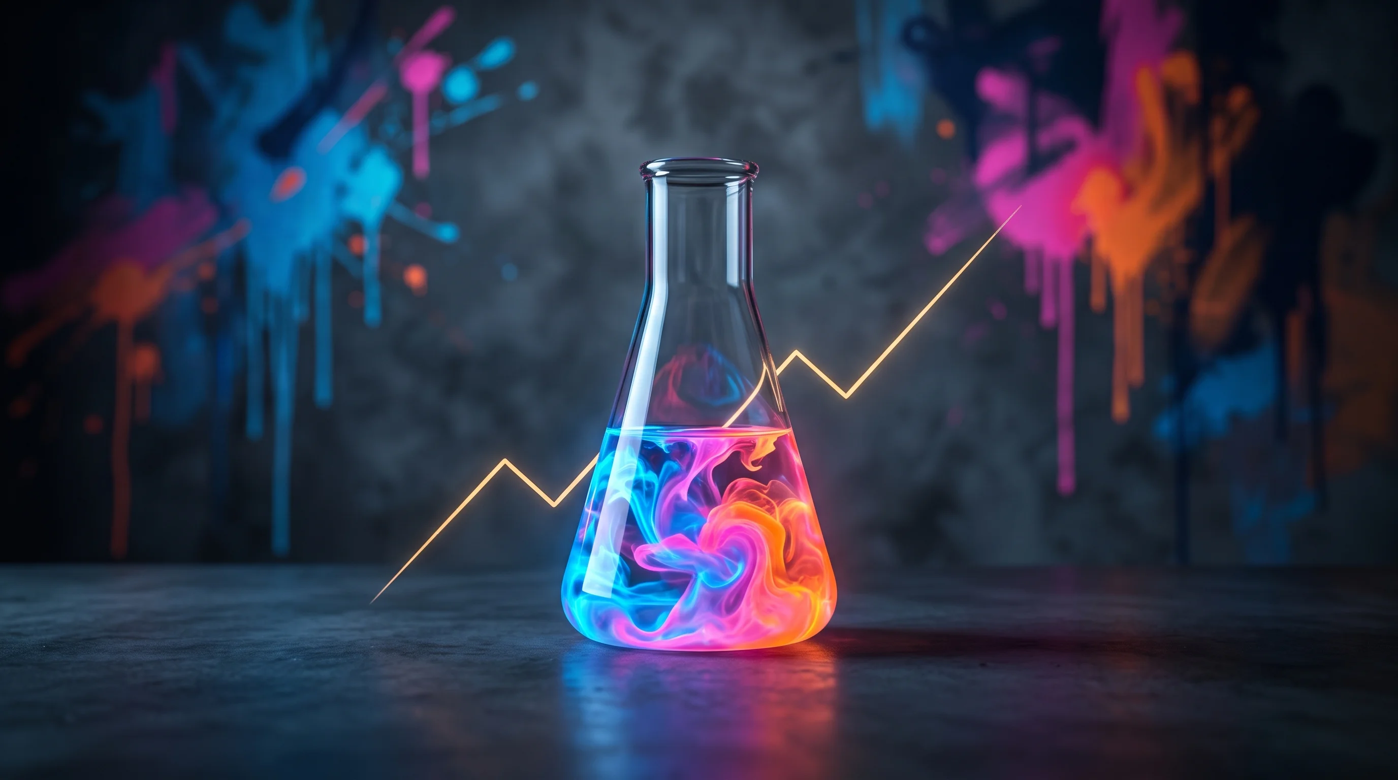 Digital illustration for article section "Content Section 2" in "Jaipur Robotics raises $5M to automate waste-to-energy plants" - A minimalist yet striking conceptual image focusing on the science and economics of fuel mixing, fea...