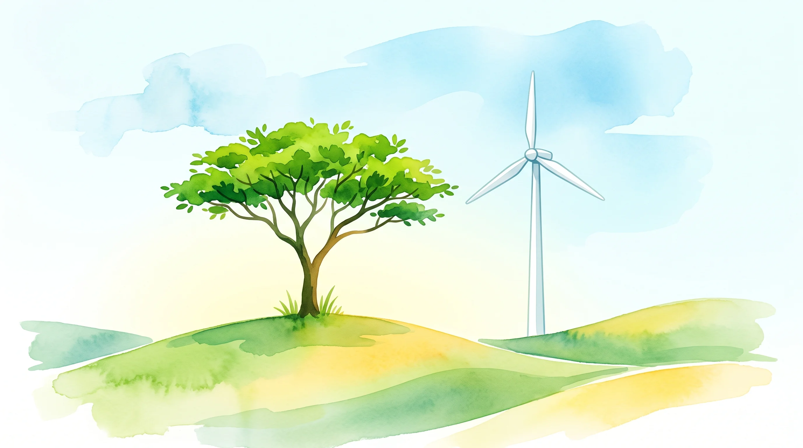 Digital illustration for article section "Content Section 3" in "ARC Ride raises $33.3M to electrify African mass transit" - A minimalist, conceptual illustration representing Kenya's transition to a low-carbon economy, featu...