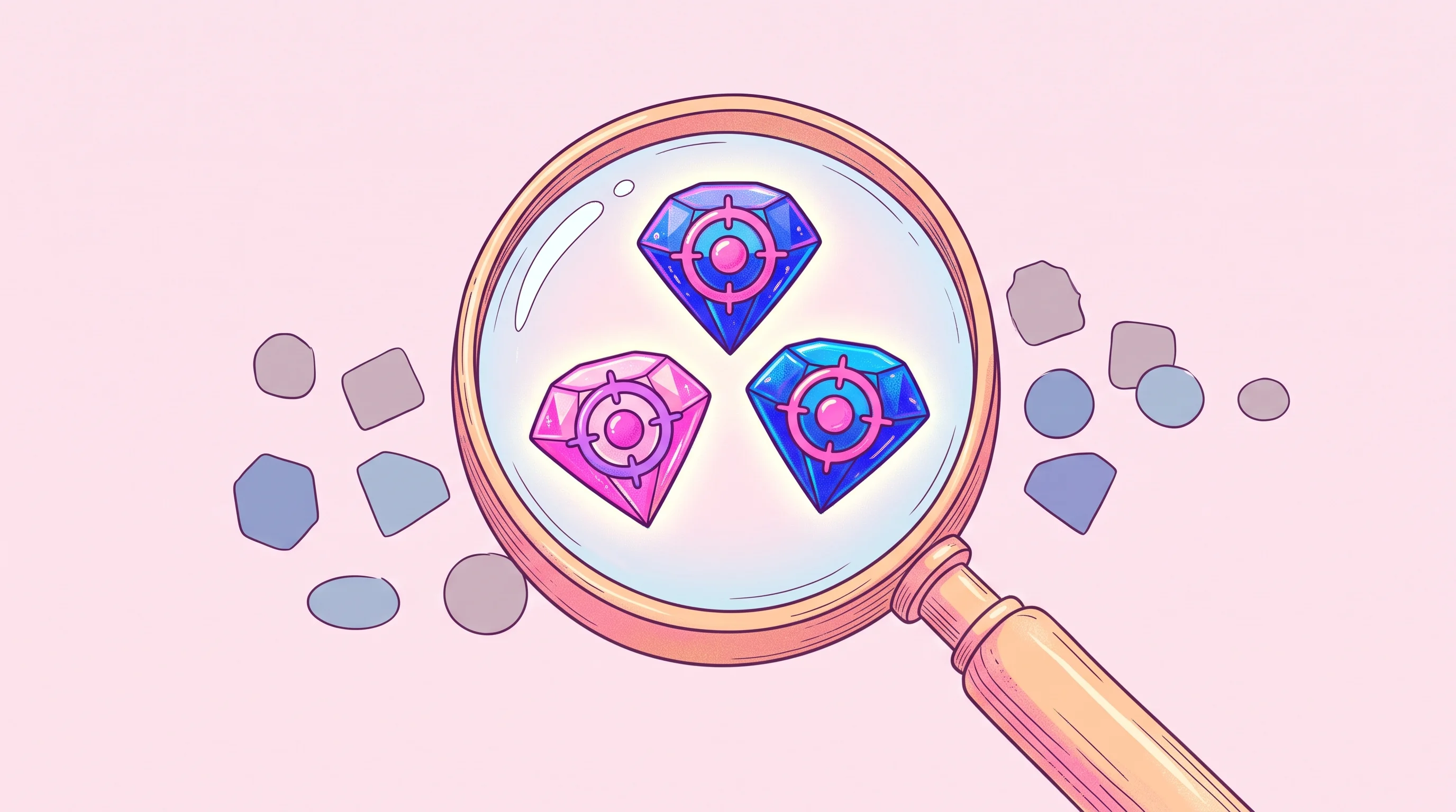Digital illustration for article section "Content Section 5" in "ChatGPT referrals to B2B sites jumped 303% in one year" - A conceptual, modern illustration representing the tracking and segmentation of low-volume, high-int...