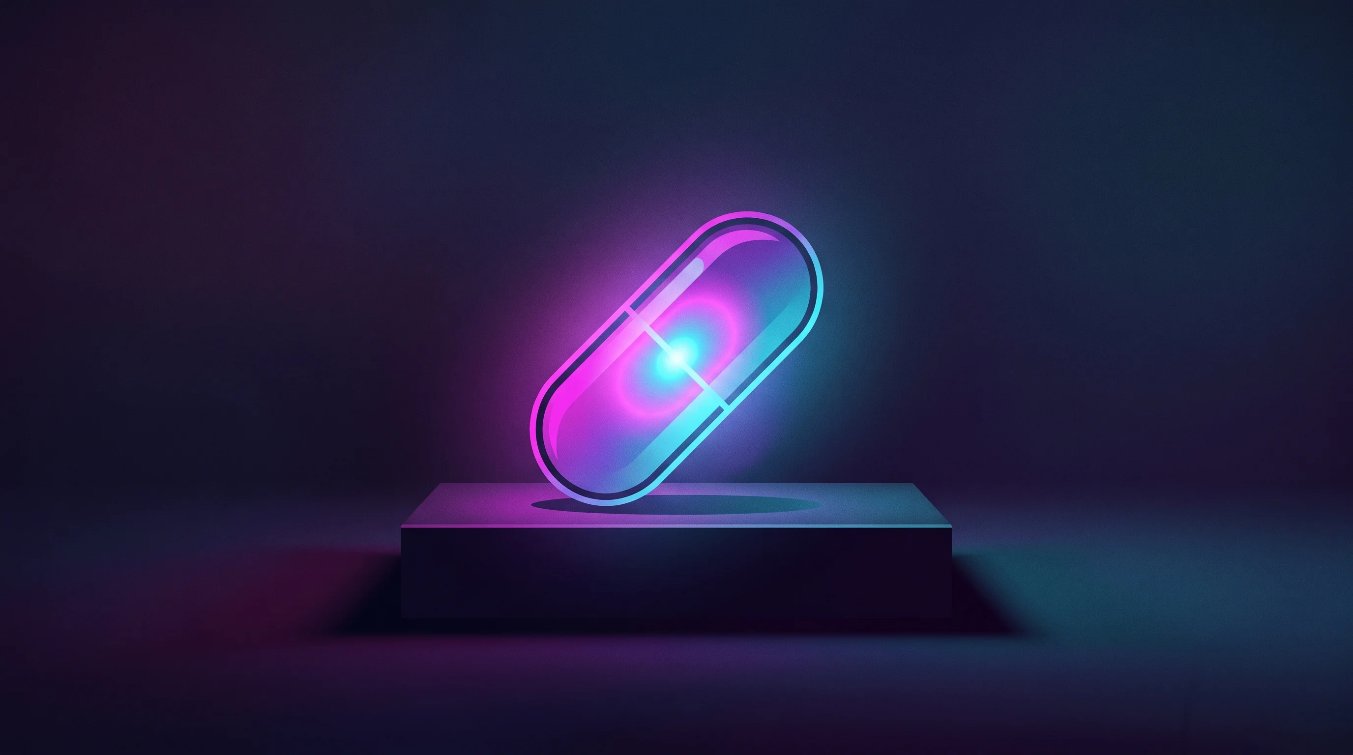 Digital illustration for article section "Content Section 2" in "Cloverleaf Bio raises $33M to develop RNA cancer therapies" - A minimalist, conceptual representation of transformative frontier science and a breakthrough new dr...