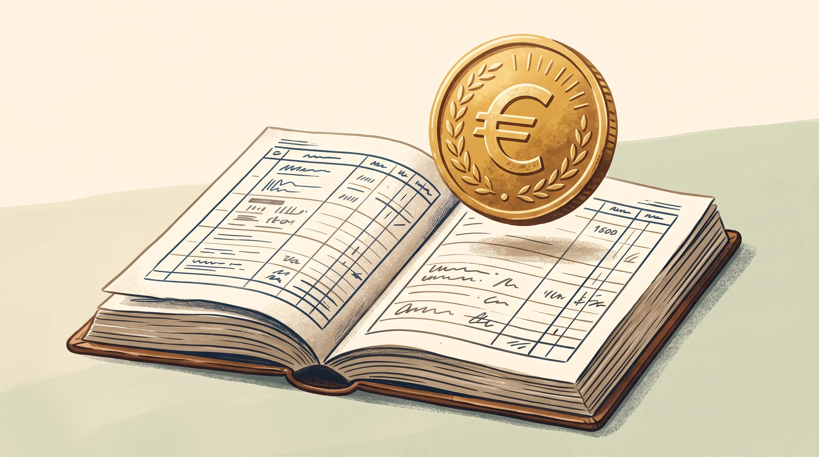 Digital illustration for article section "Content Section 4" in "Limetax raises €36M to build AI-powered accounting firm group" - A conceptual illustration of massive financial growth representing a French accounting platform's mu...