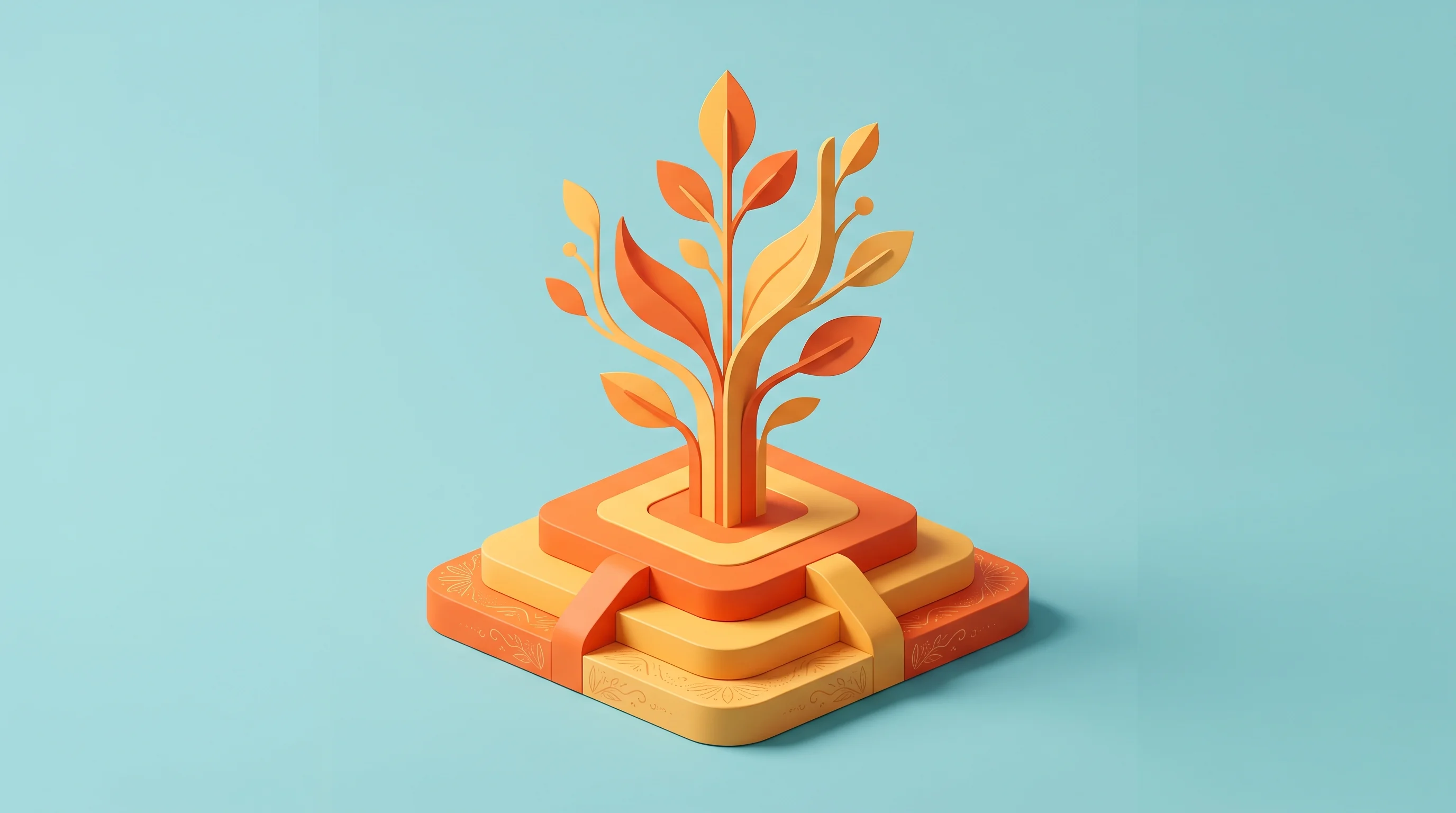 Digital illustration for article section "Content Section 3" in "Minoa raises $6.2M to track ROI for B2B sales teams" - A minimalist, abstract conceptual representation of customer value management and growth capital, fe...