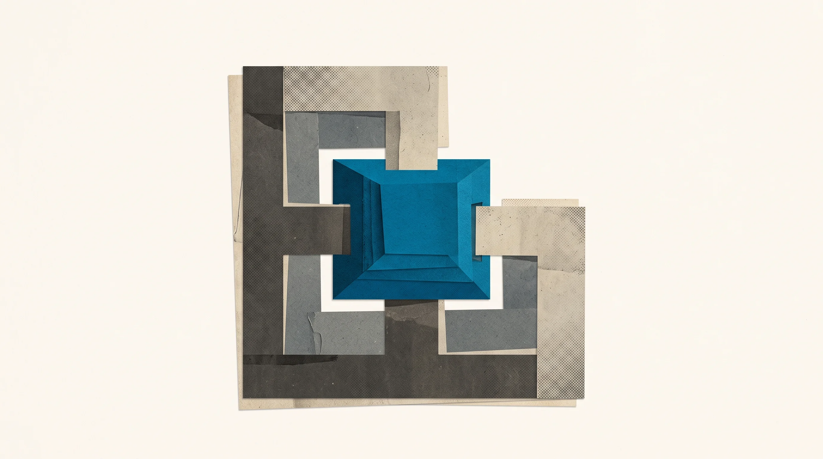 Digital illustration for article section "Content Section 5" in "MCatalysis raises $5M to make low-carbon fuel below fossil cost" - A clean, minimal, and conceptual representation of foundational energy infrastructure, featuring a s...