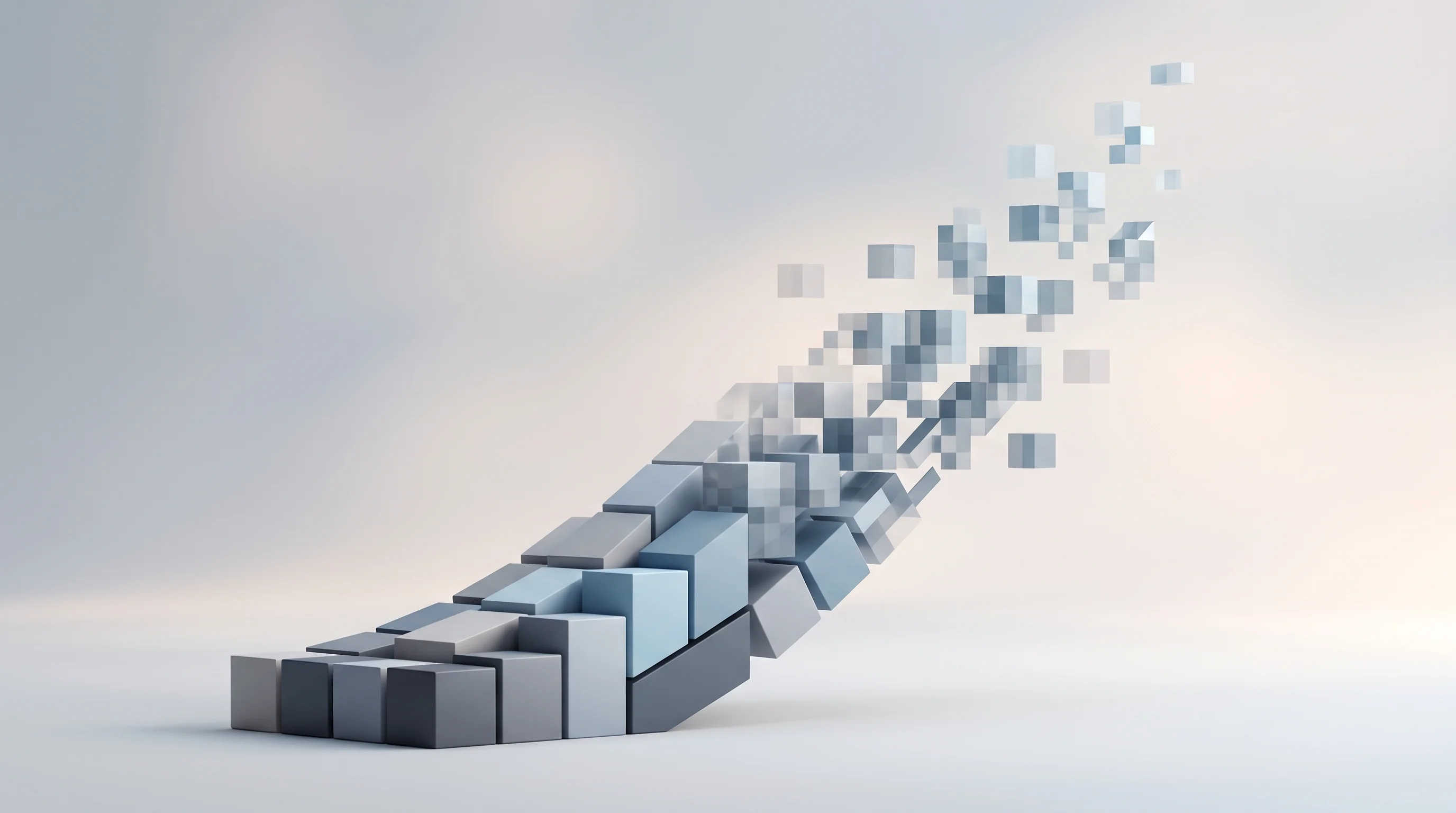 Digital illustration for article section "Content Section 2" in "Buildcheck raises $12M for AI spell-checker for blueprints" - A clean, minimal, and modern conceptual image representing rapid customer growth and business scalin...