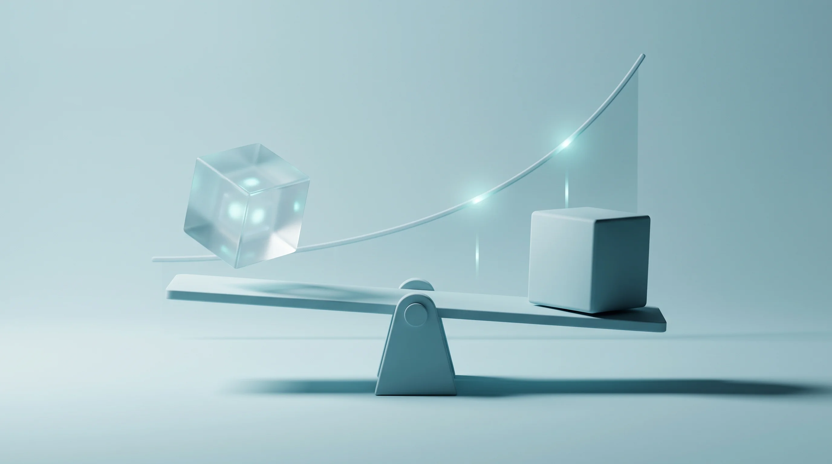 Digital illustration for article section "Content Section 4" in "Stoa launches GPU marketplace with $300M+ first-month RFQs" - A conceptual 3D render illustrating enterprise market confusion and the decision between renting and...