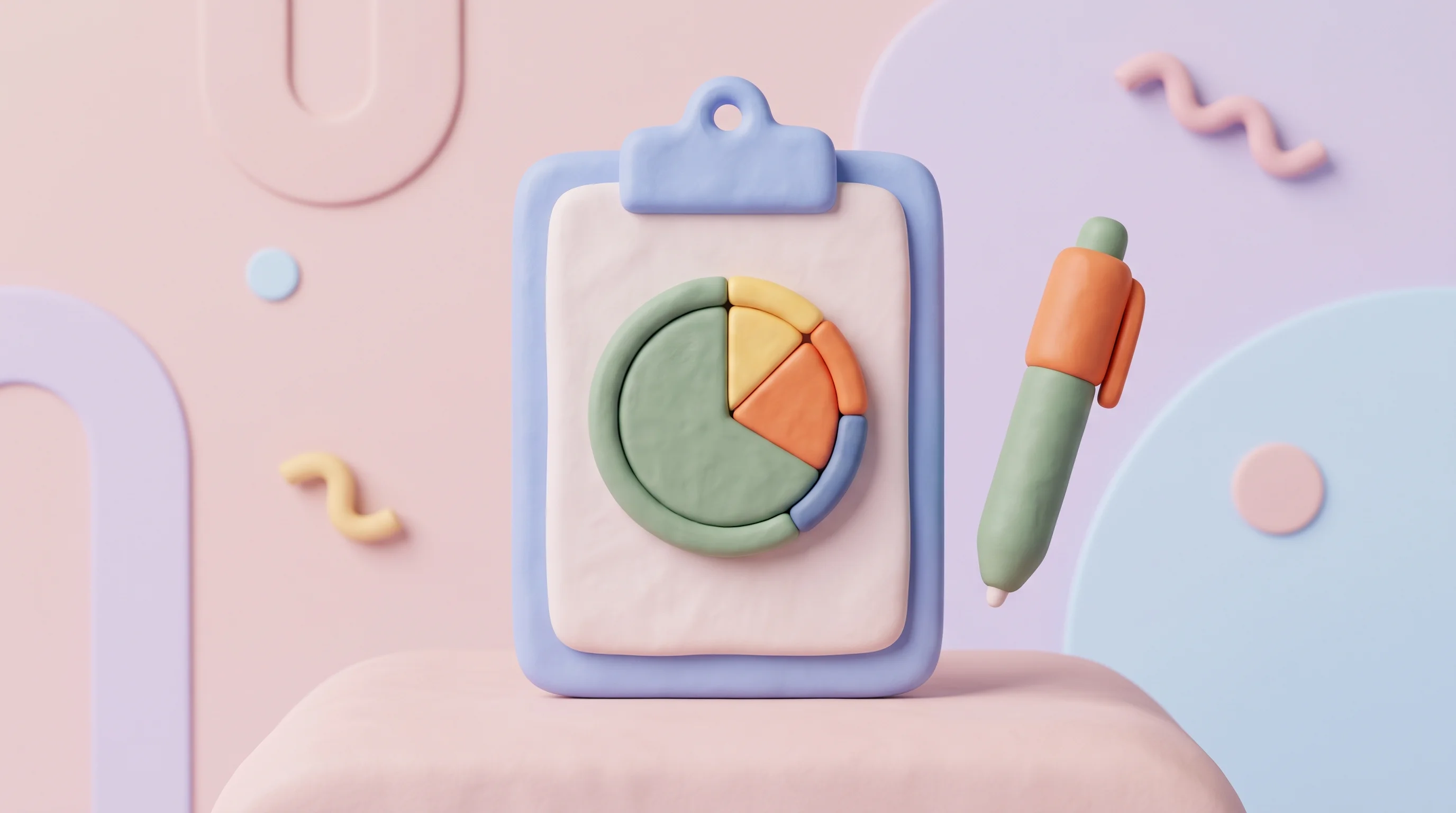 Digital illustration for article section "Clinical results, with caveats" in "Tandem Health raises $100M to scale AI medical assistant" - A minimalist, conceptual 3D illustration representing time-saving clinical results, featuring a styl...