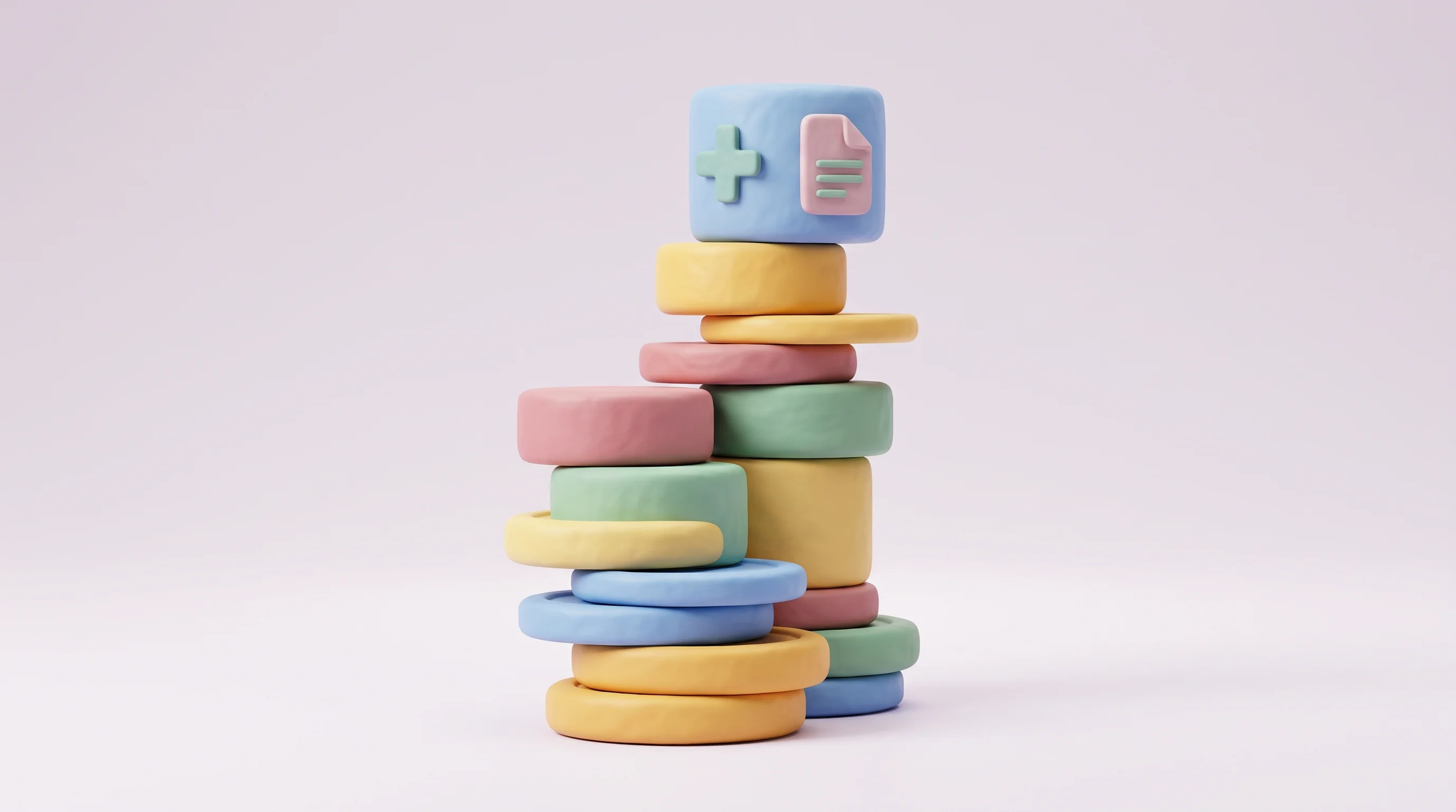Digital illustration for article section "Funding velocity" in "Tandem Health raises $100M to scale AI medical assistant" - A conceptual and minimalist 3D illustration representing rapid funding velocity and corporate growth...