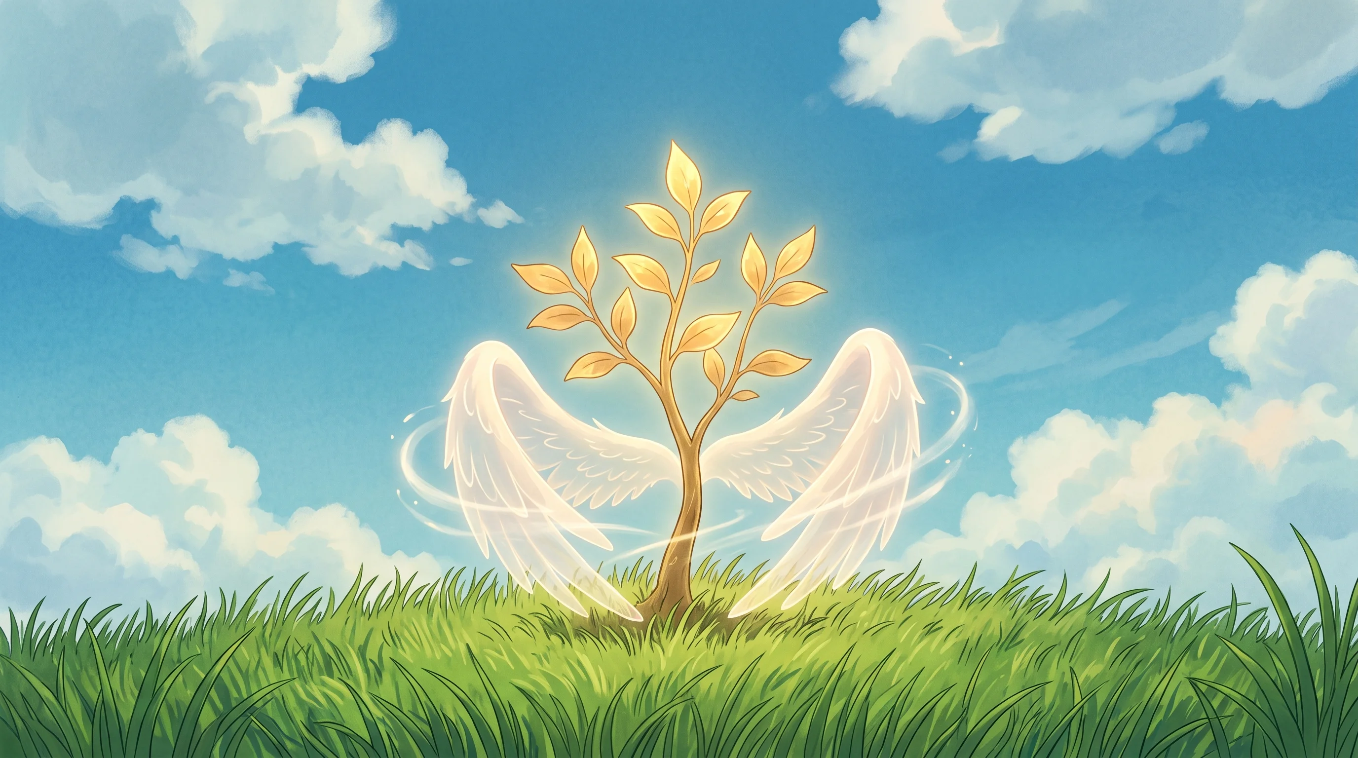 Digital illustration for article section "Content Section 3" in "Peep Beauty raises ₹12 Cr to build India's first eye beauty brand" - A conceptual and minimal illustration symbolizing angel investment and nurturing business growth, fe...