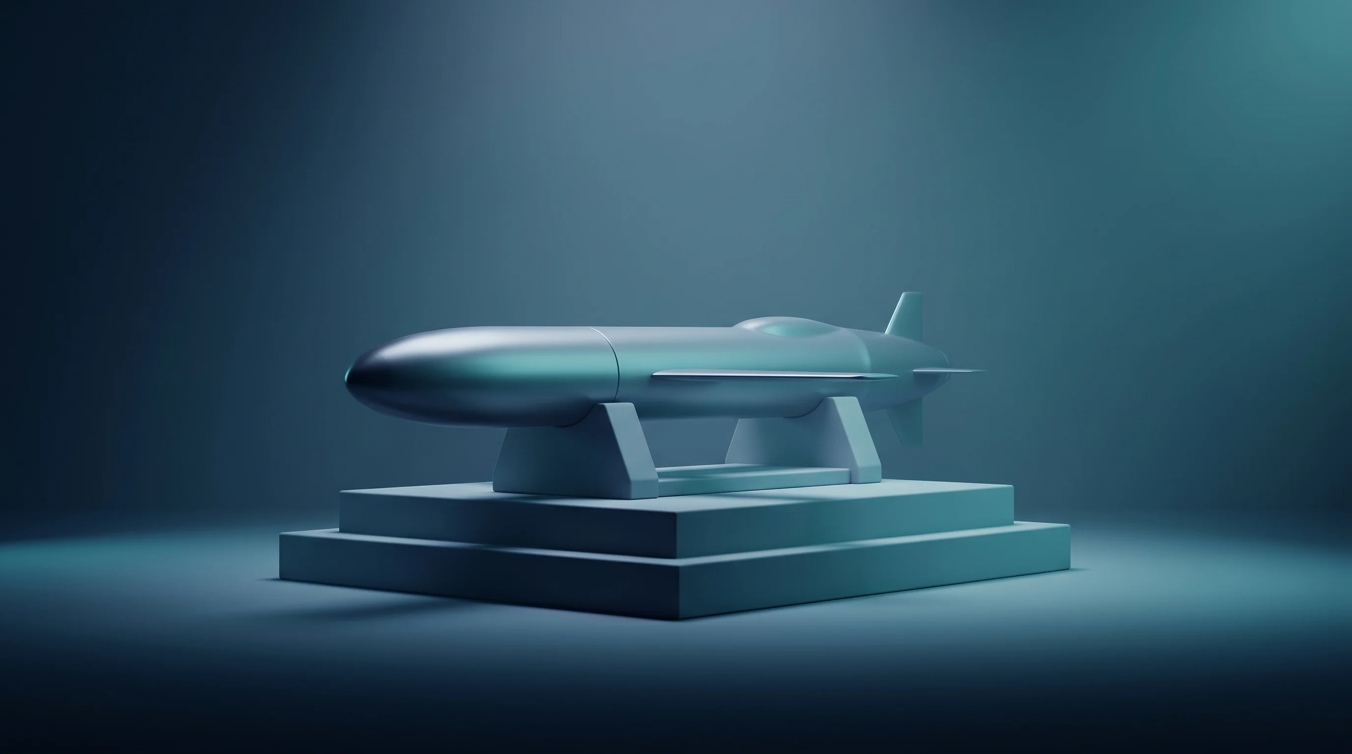 Digital illustration for article section "Content Section 5" in "Covenant launches Anthem missile after US Army Morocco test" - A sleek, conceptual representation of advanced military procurement, featuring a stylized, aerodynam...