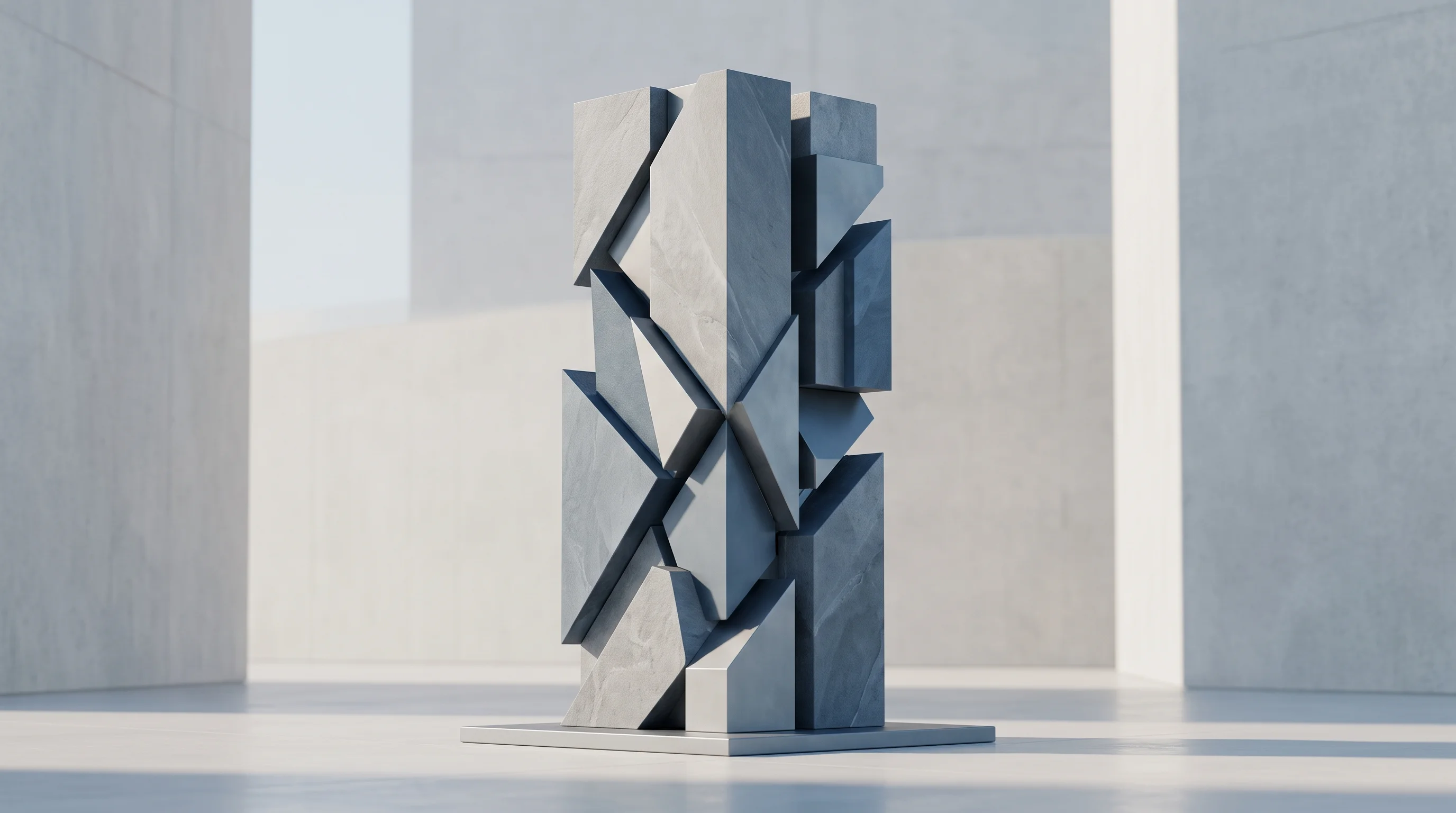 Digital illustration for article section "Content Section 2" in "VerifAIX raises $5M to verify AI-designed chips" - A clean, minimalist conceptual image representing a heavyweight foundational architecture of AI and ...