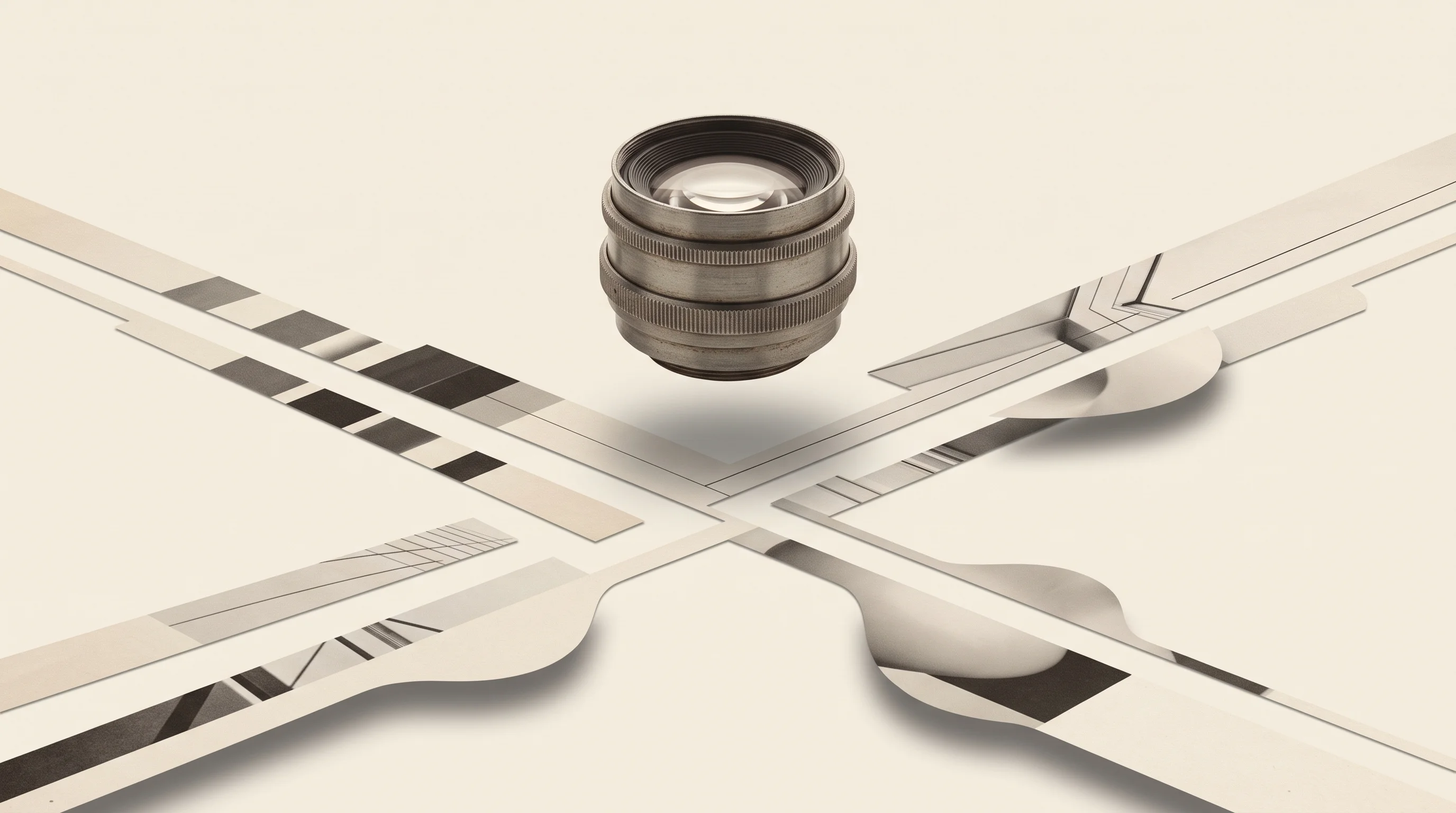 Digital illustration for article section "The Philosophical Case" in "RadiantOps raises $7M to measure AI agent impact on engineering" - A minimalist surreal digital collage representing the philosophical transfer of knowledge and the va...